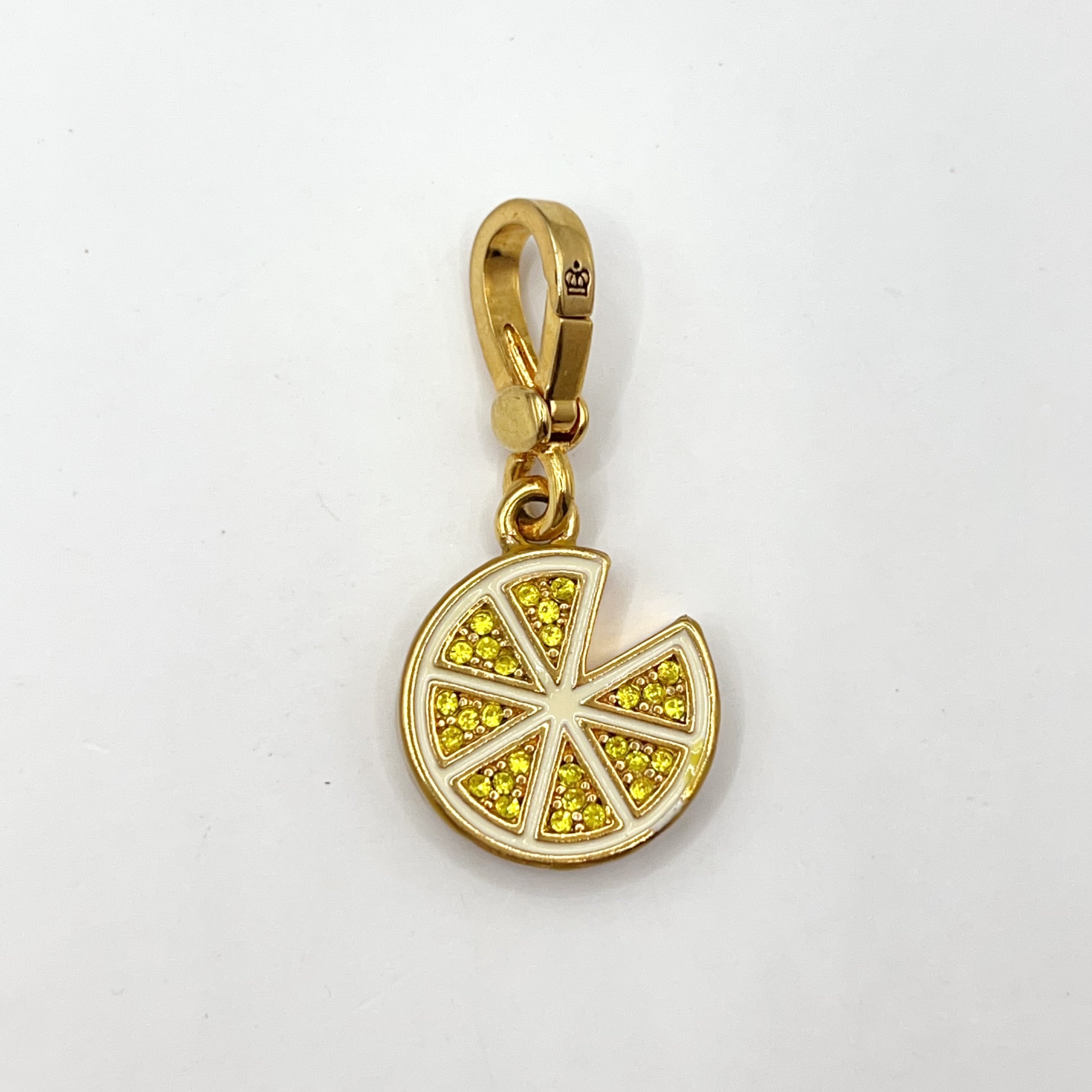JC522-Juicy Couture lemon slice charm (vintage)