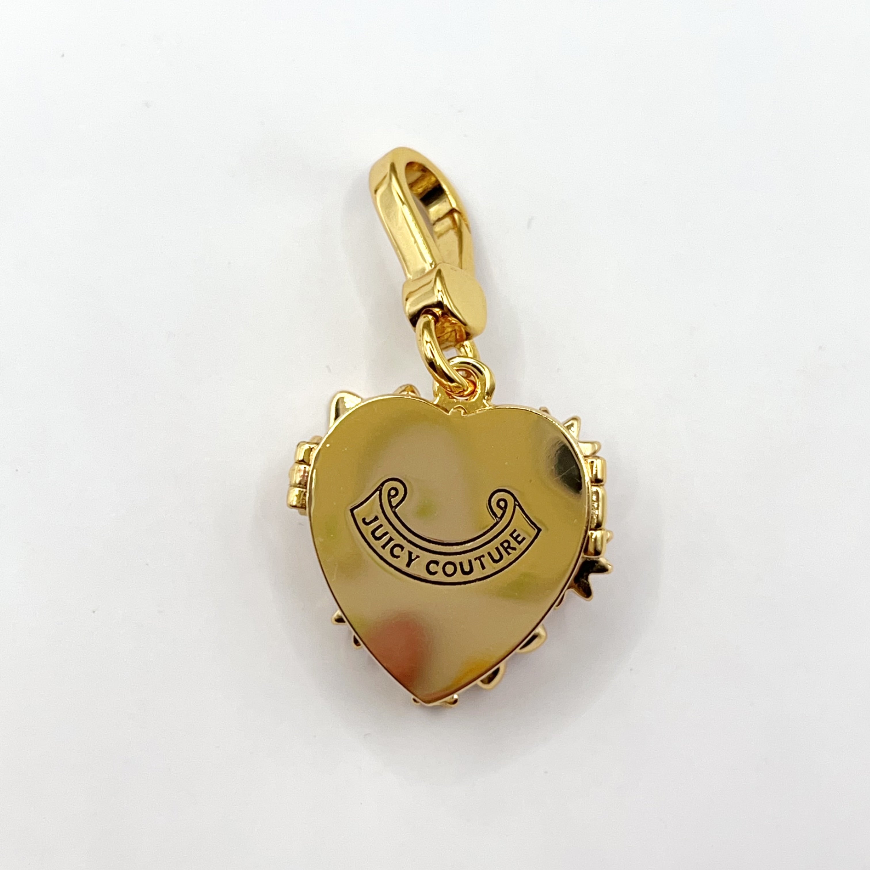 JC617-Juicy Couture butterfly heart locket charm