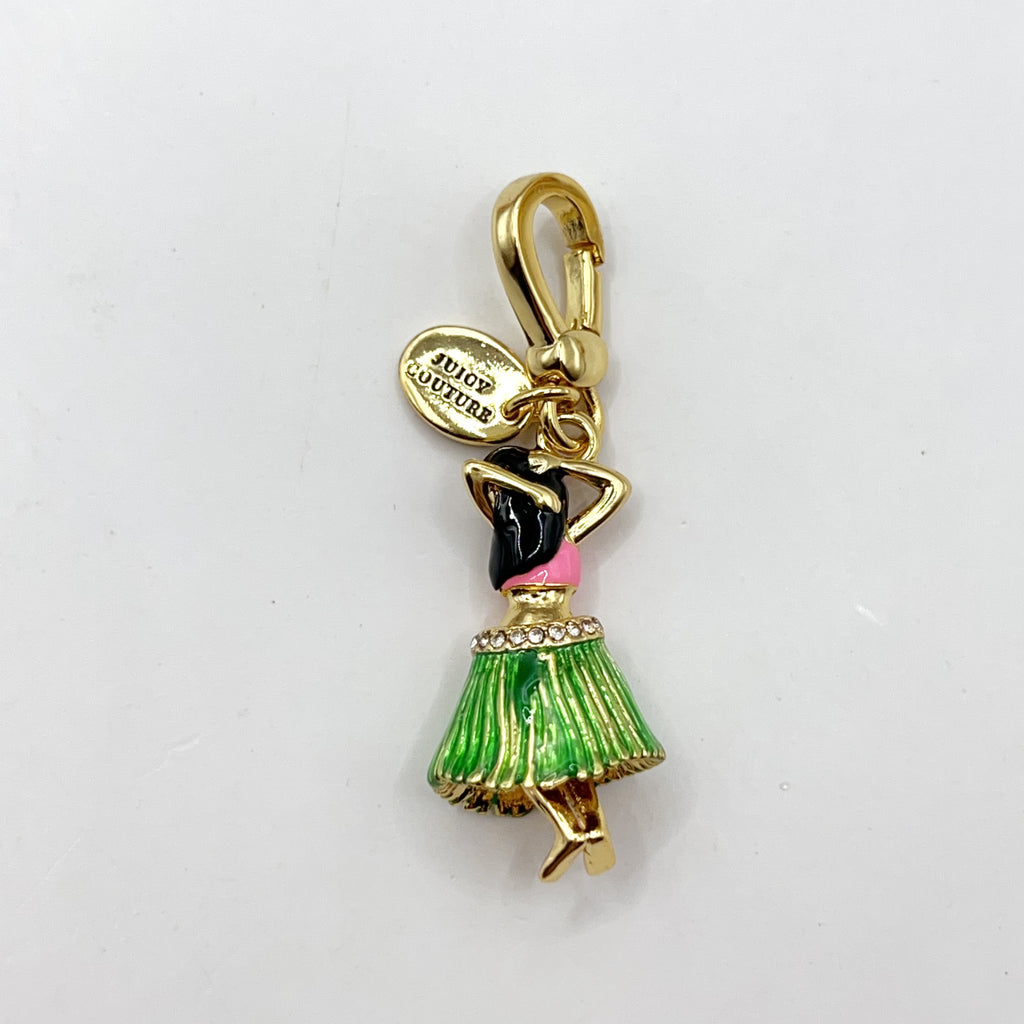 JC013-Juicy Couture hula girl charm (defect)