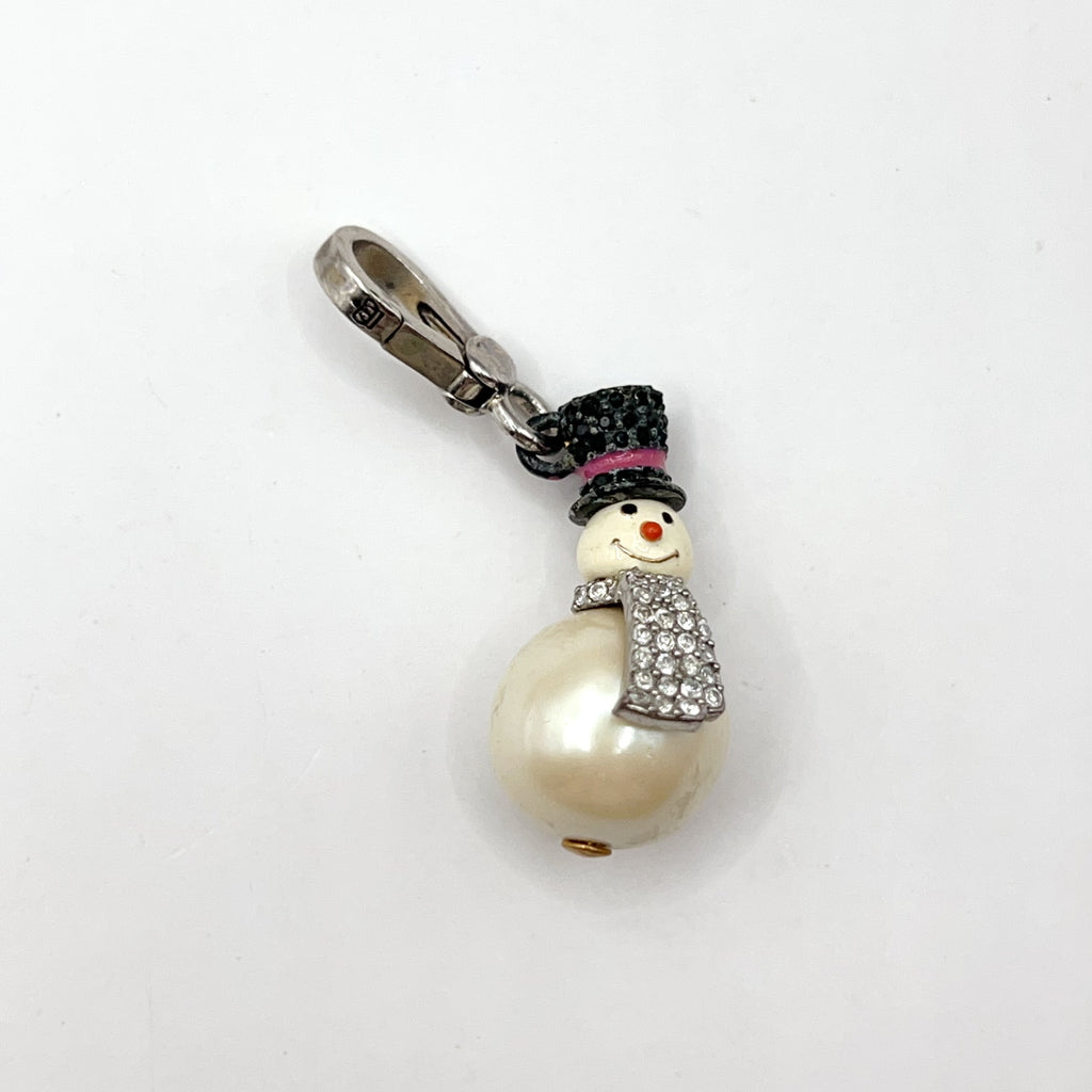 JC514-Juicy Couture snowman charm (vintage)