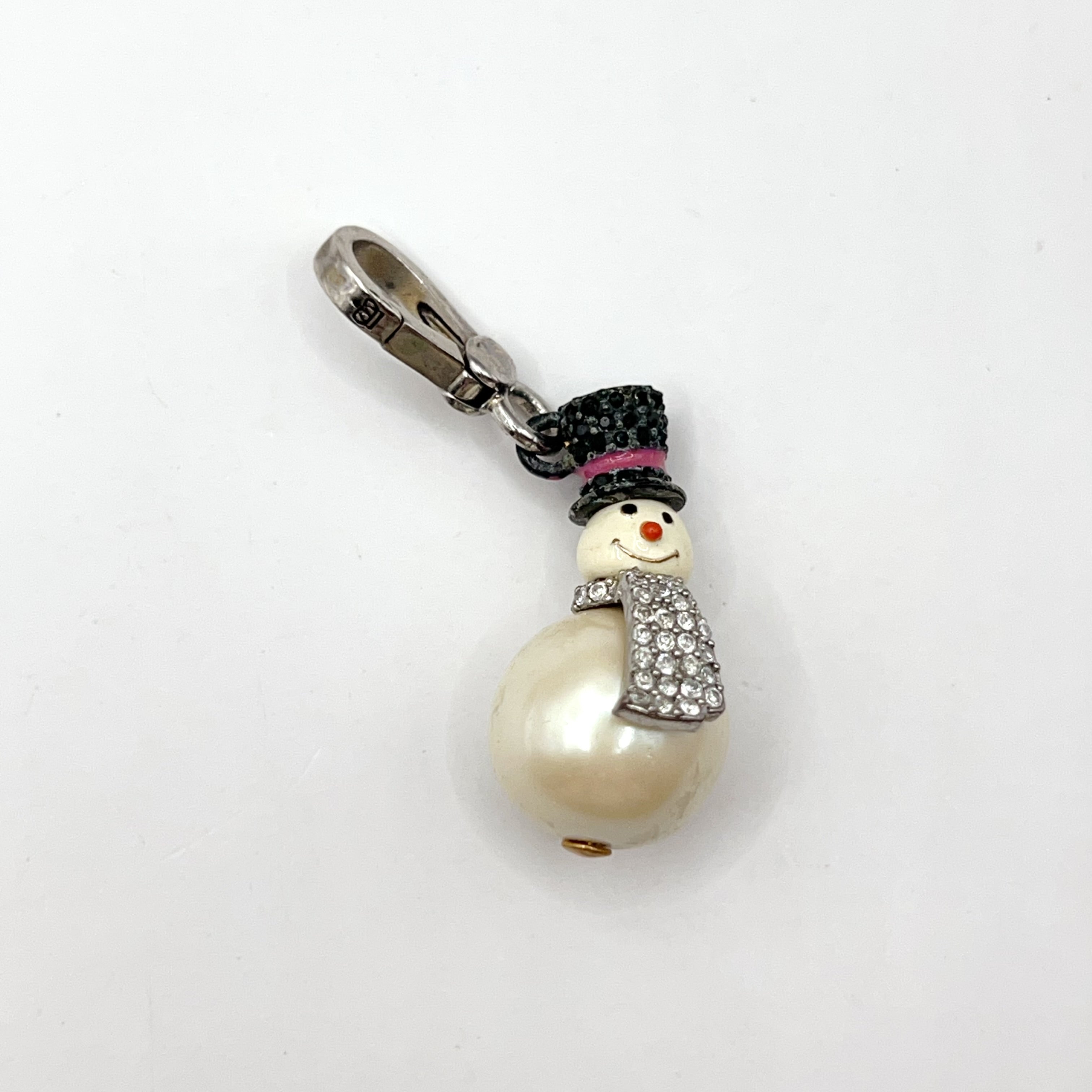 JC514-Juicy Couture snowman charm (vintage)