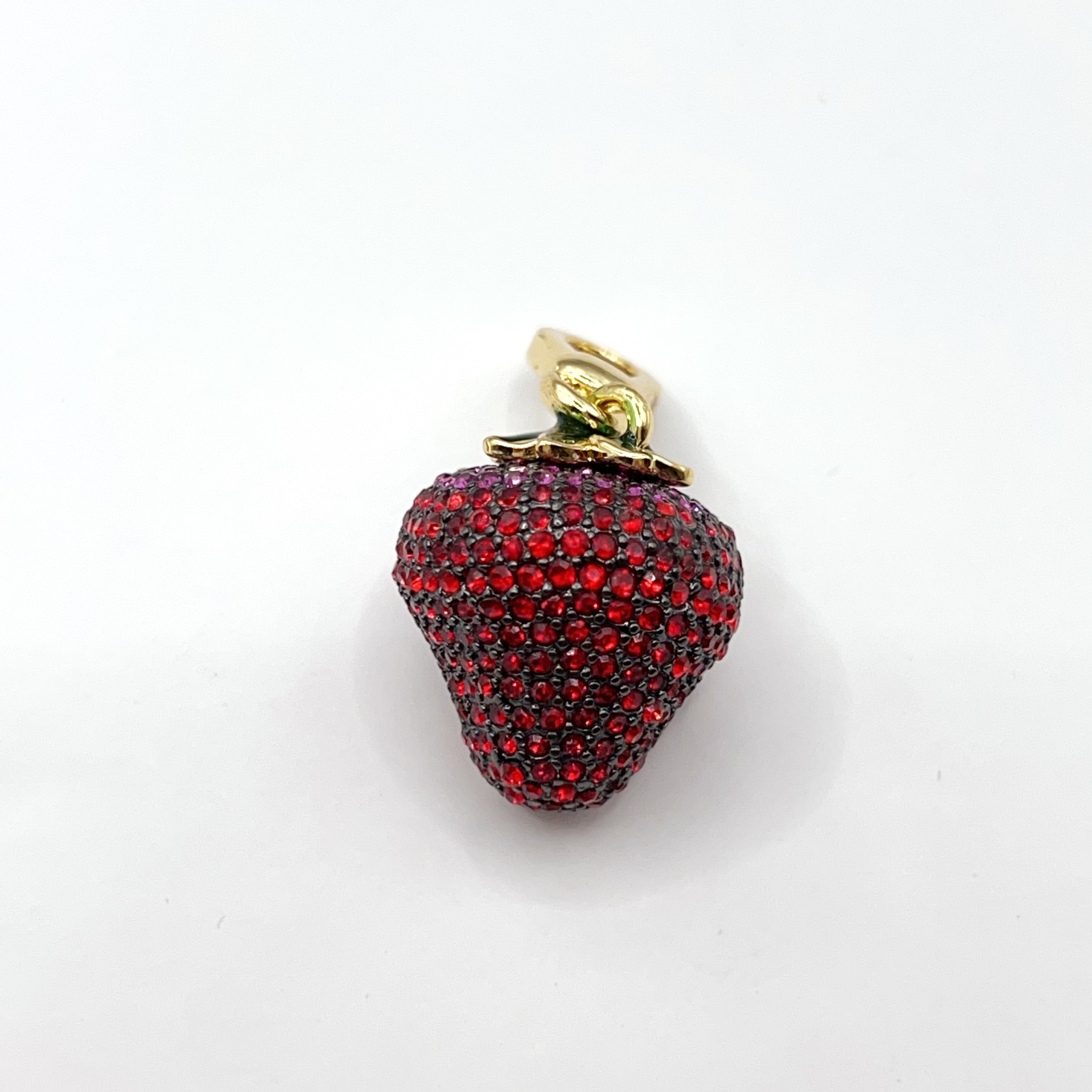JC625-Juicy Couture pave strawberry charm
