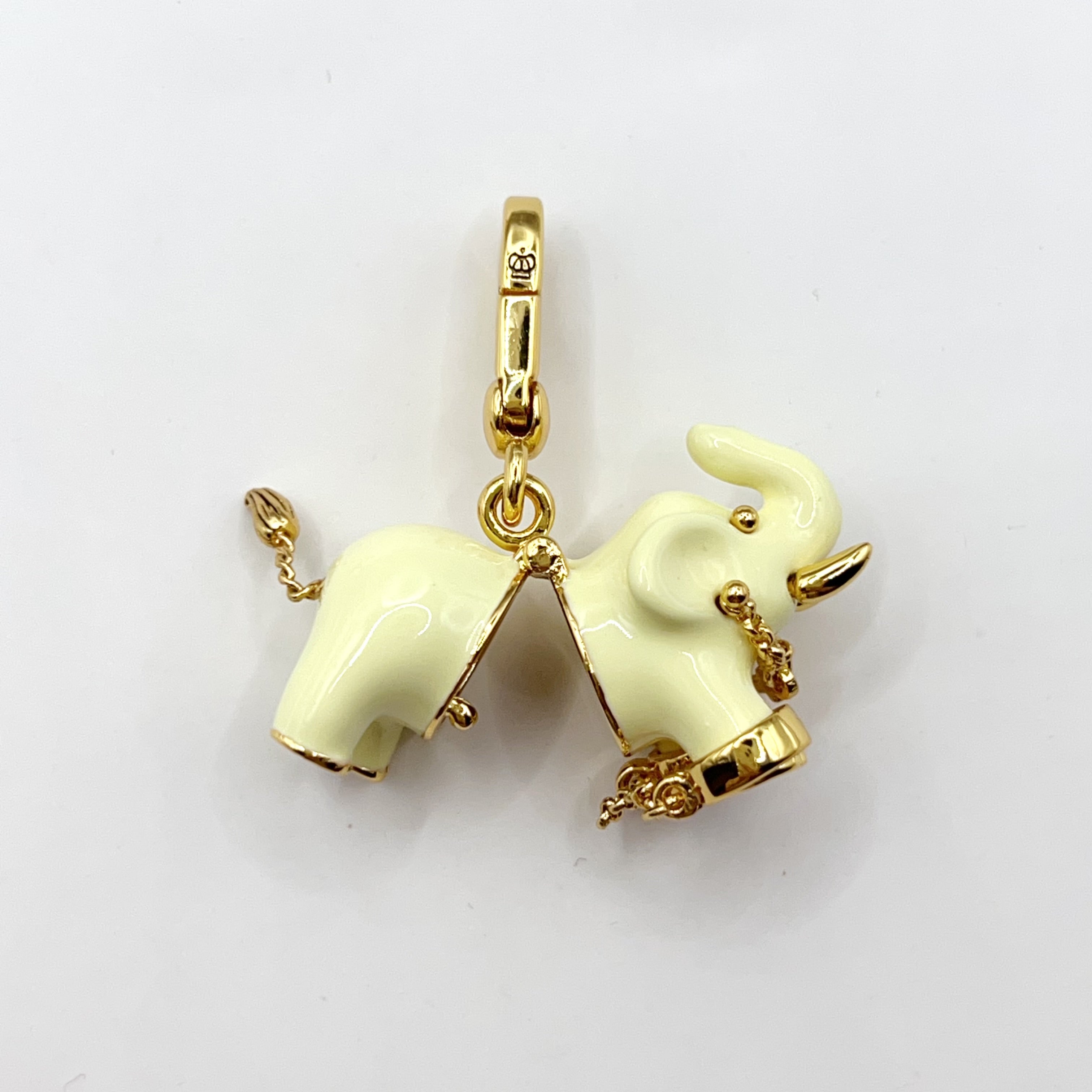 JC531-Juicy Couture white elephant charm