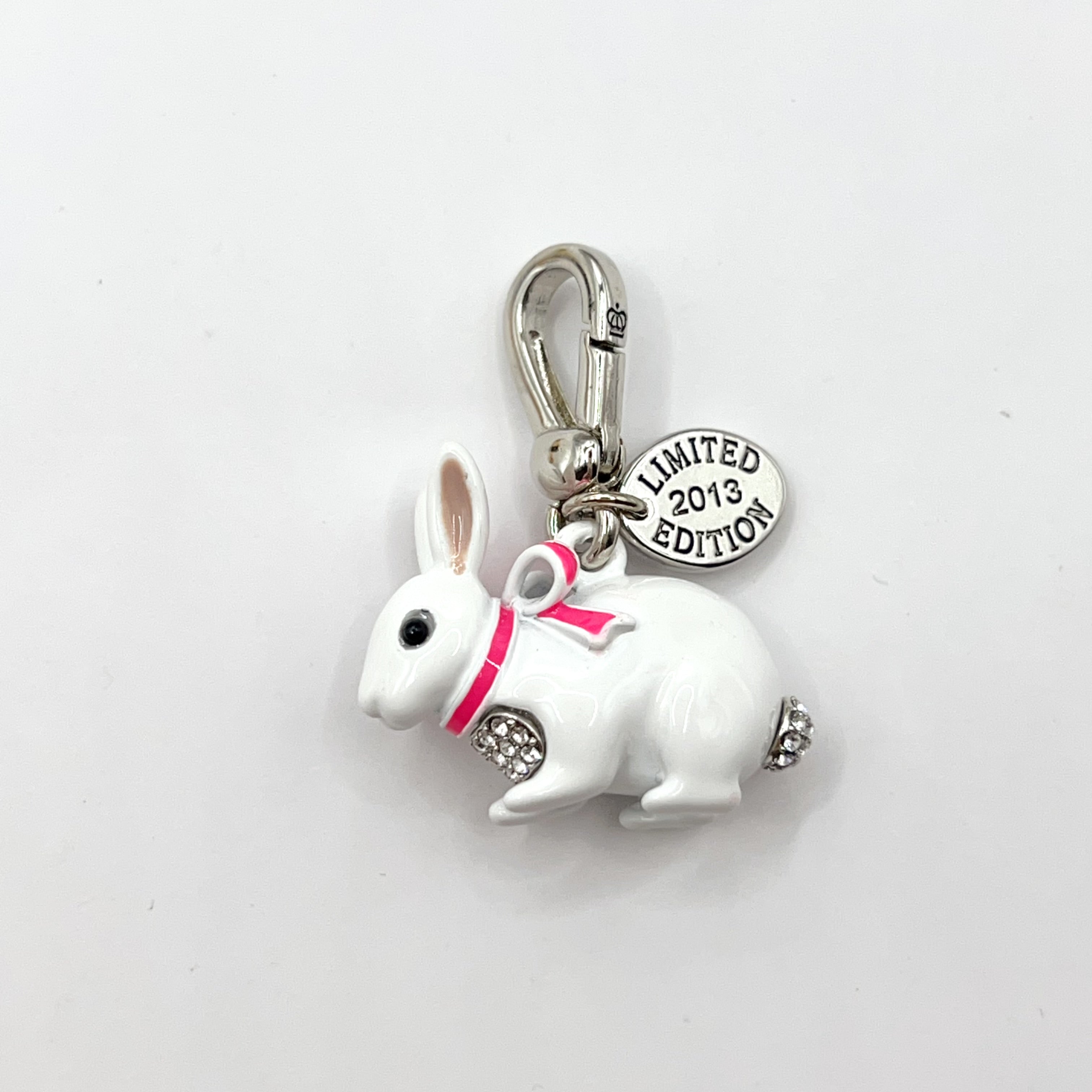 JC611-Juicy Couture white bunny charm