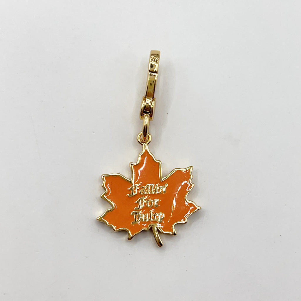 Z08-Juicy Couture maple leaf charm