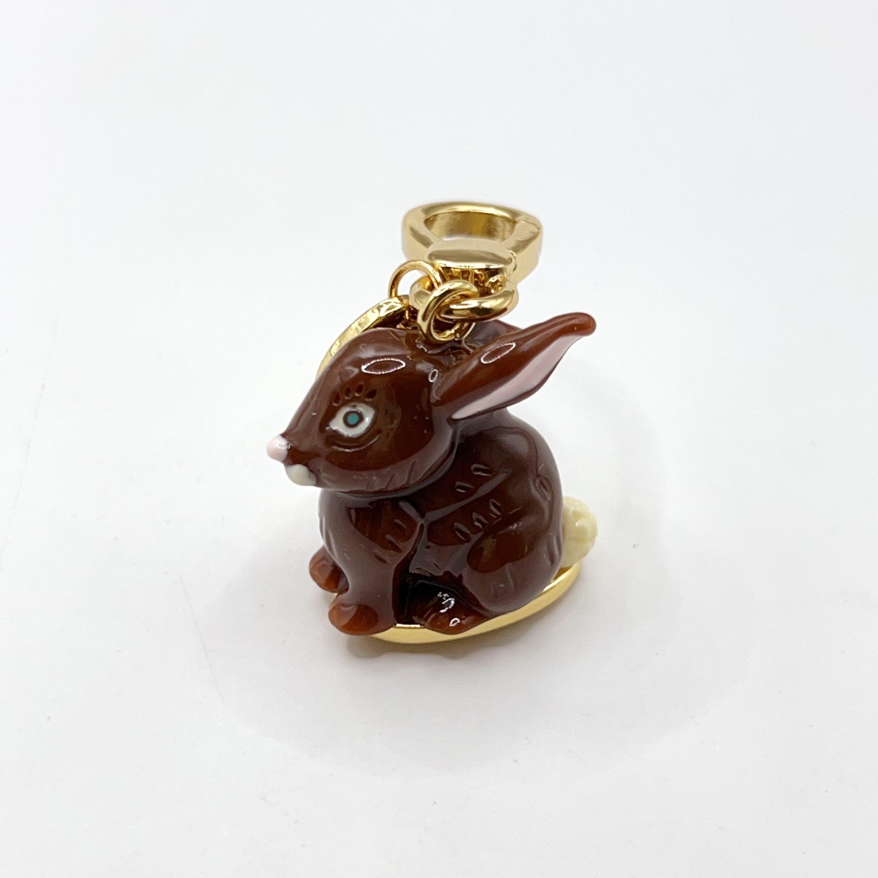 H10-Juicy Couture chocolate bunny charm