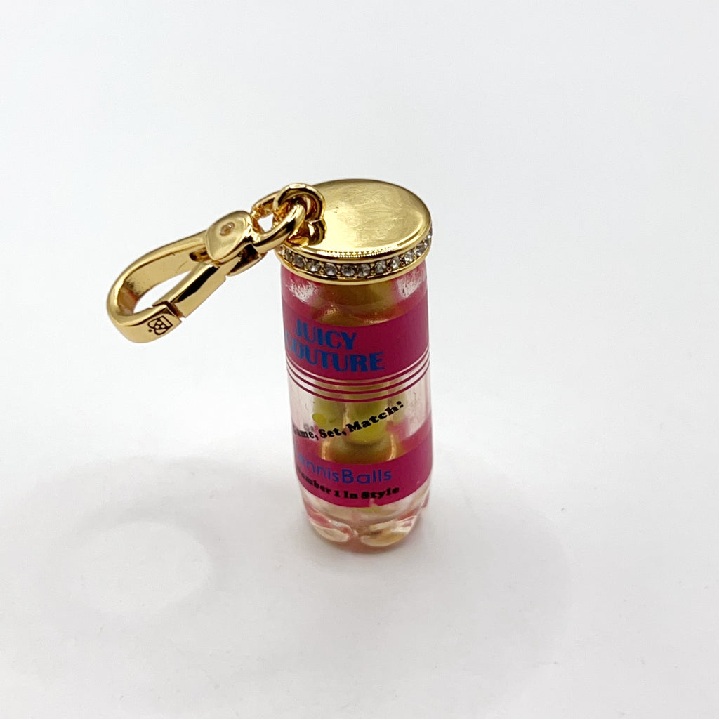 I11-Juicy Couture box of tennis balls charm