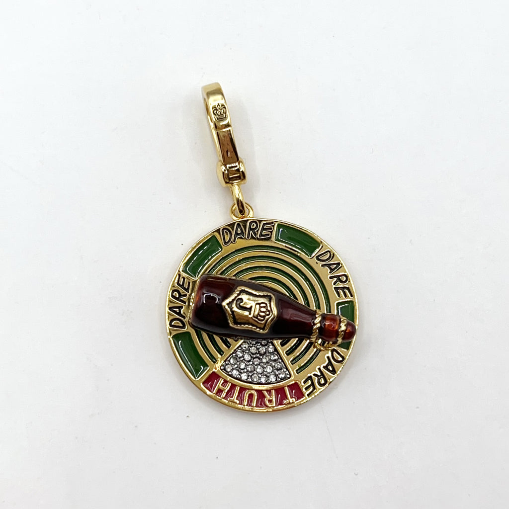 JC034-Juicy Couture bottle spinner charm