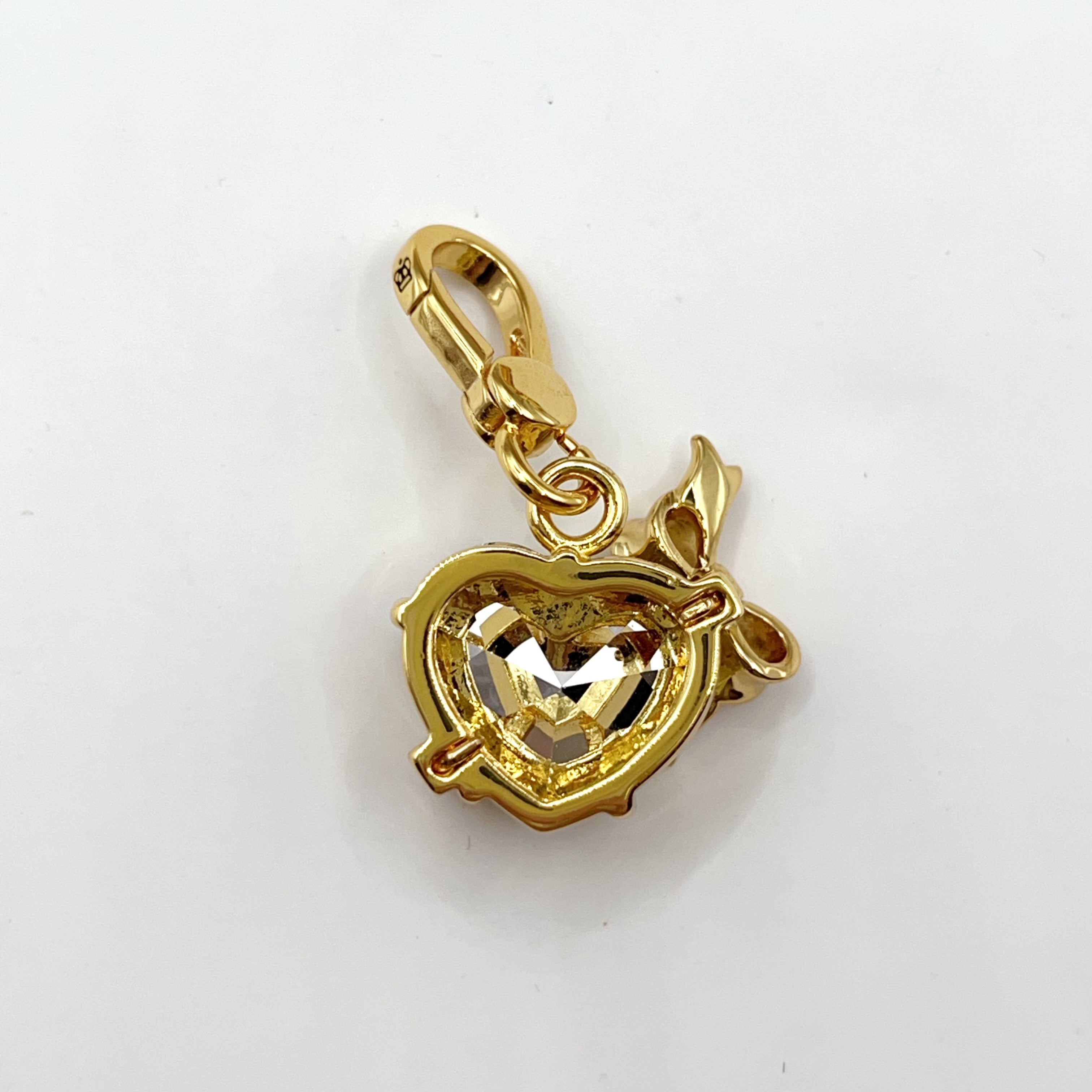 JC541-Juicy Couture yellow heart locket charm