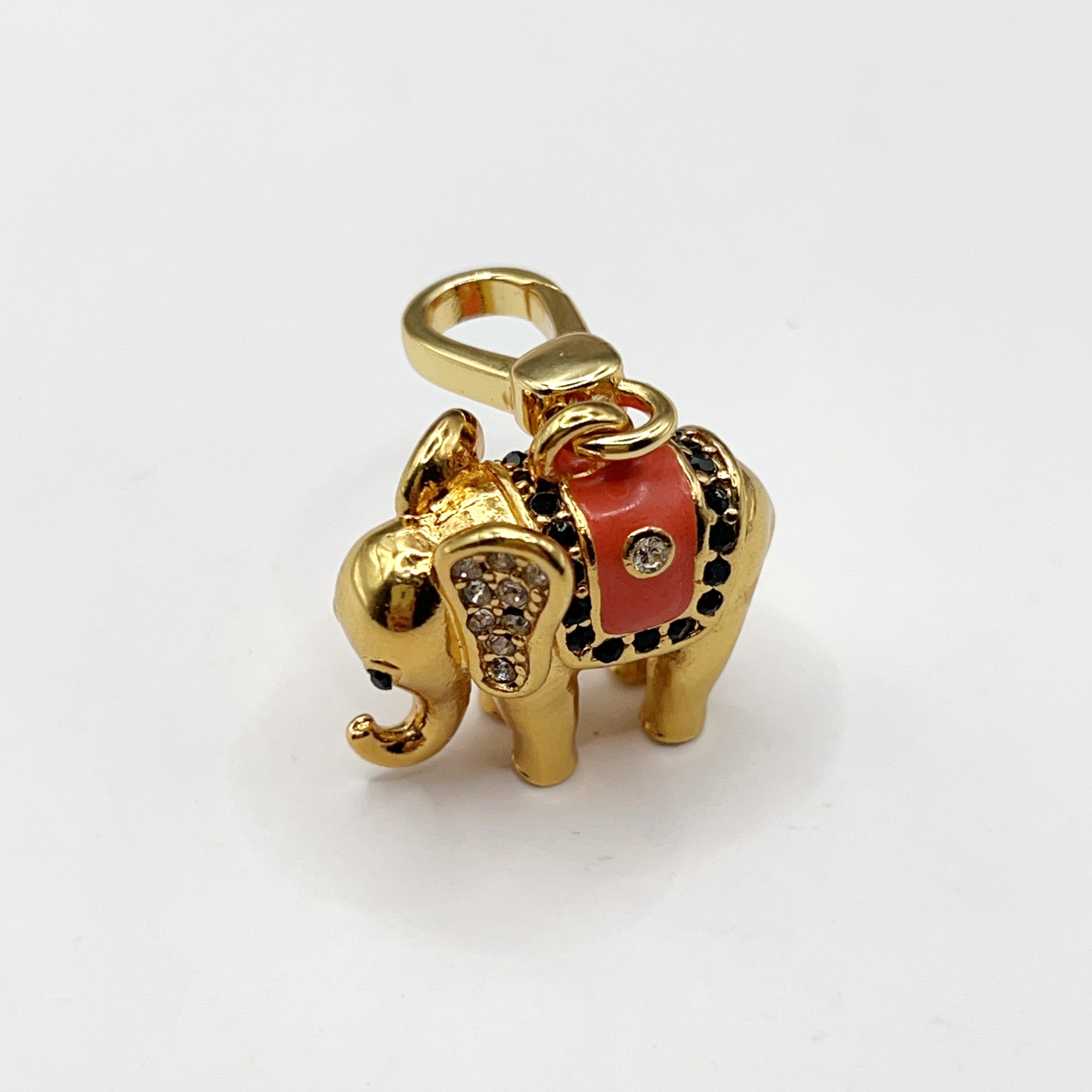 JC626-Juicy Couture gold elephant charm