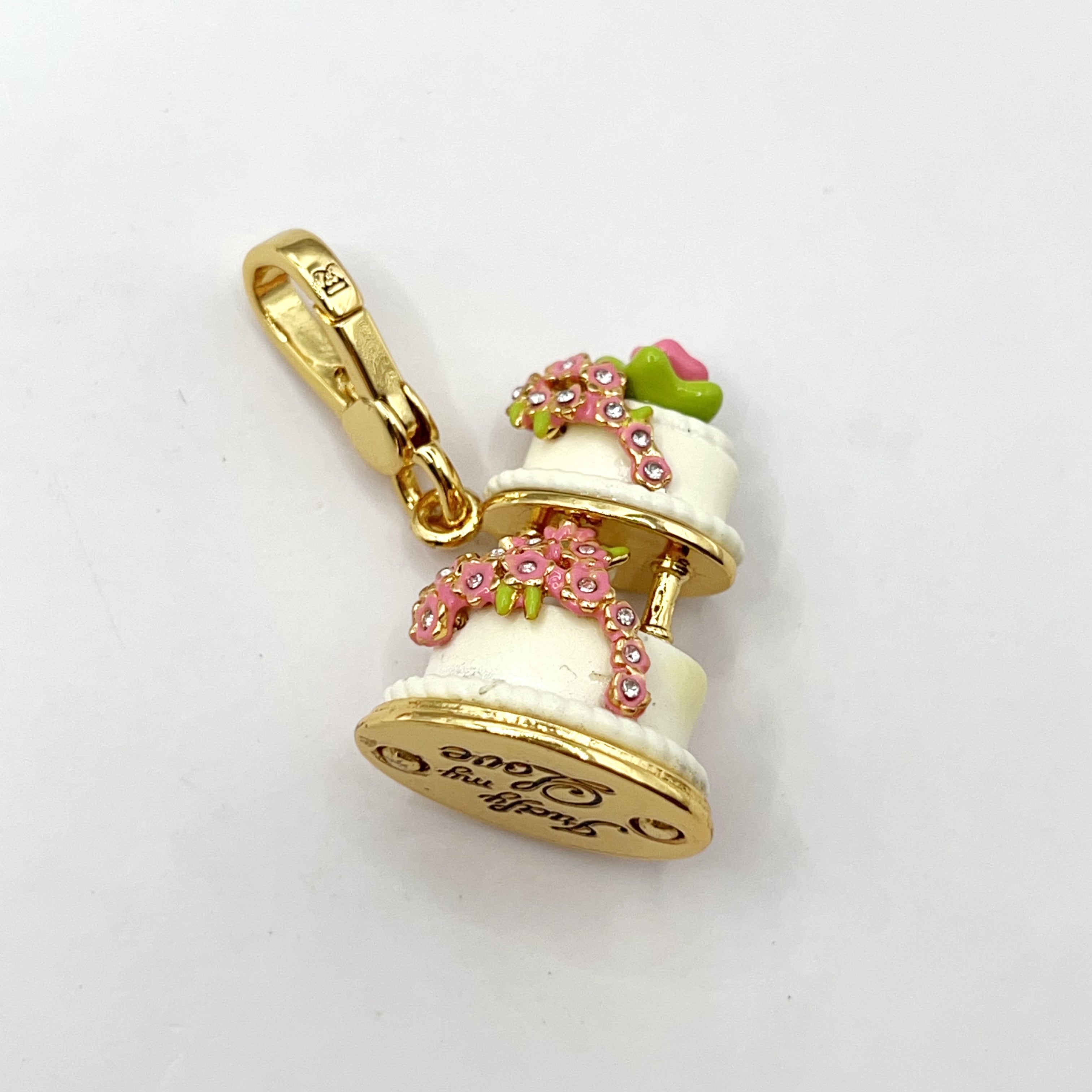 F10-Juicy Couture wedding cake charm