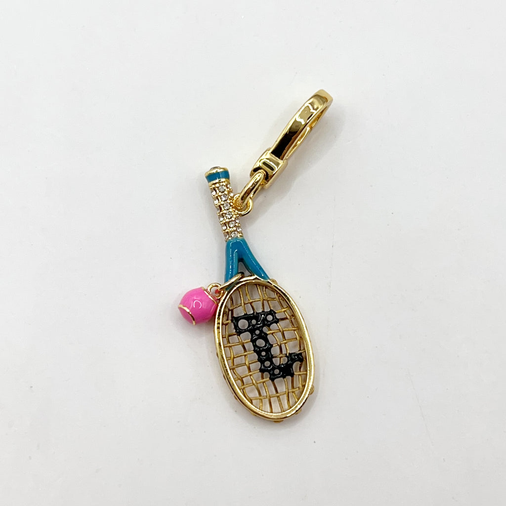 P11-Juicy Couture tennis racket charm