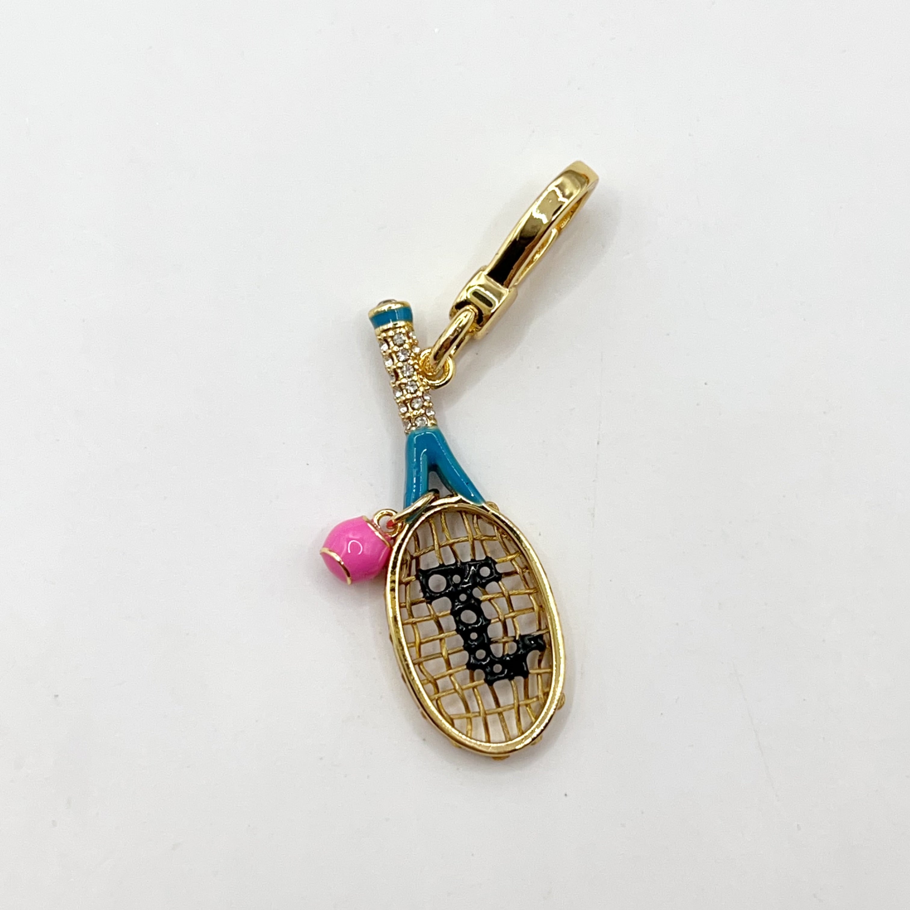 P11-Juicy Couture tennis racket charm
