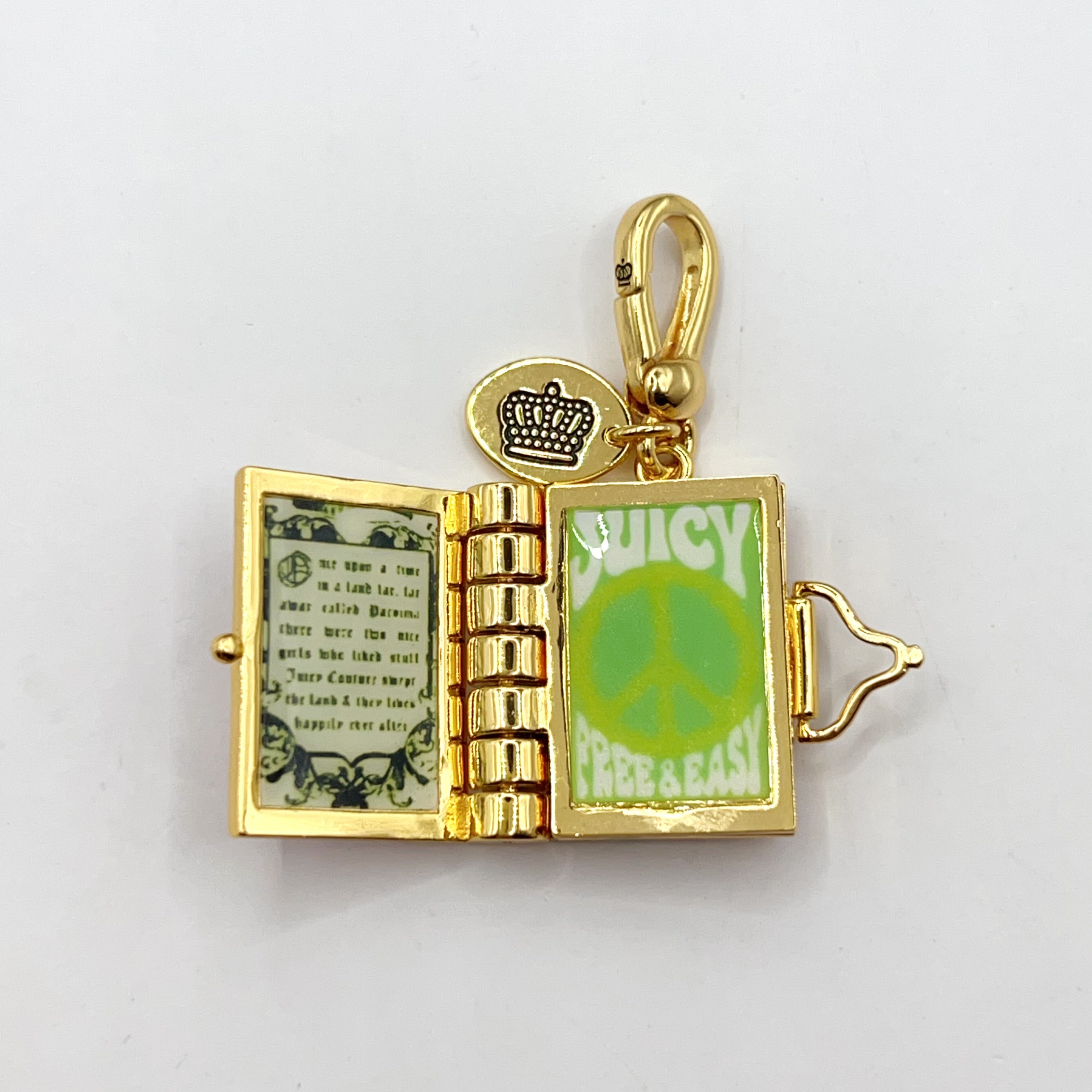 C01-Juicy Couture book charm
