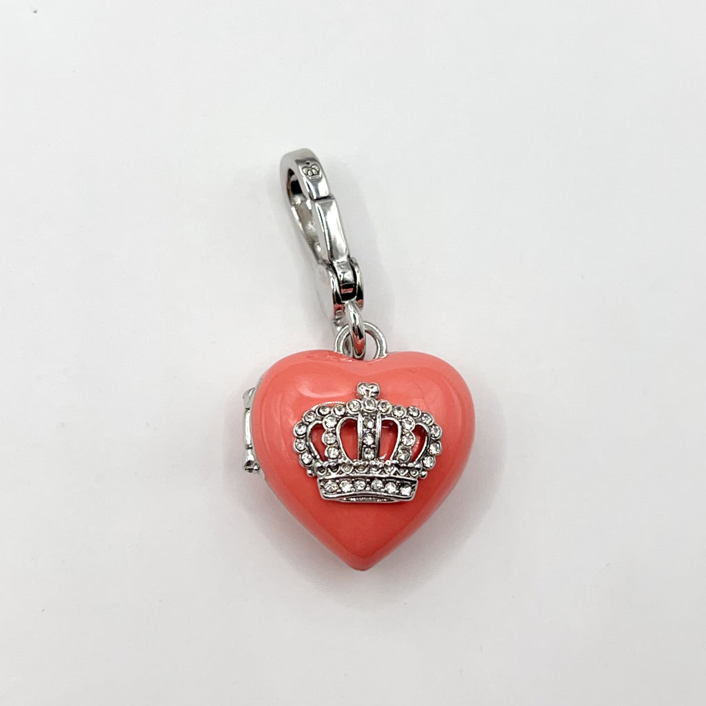 JC620-Juicy Couture pink heart locket charm