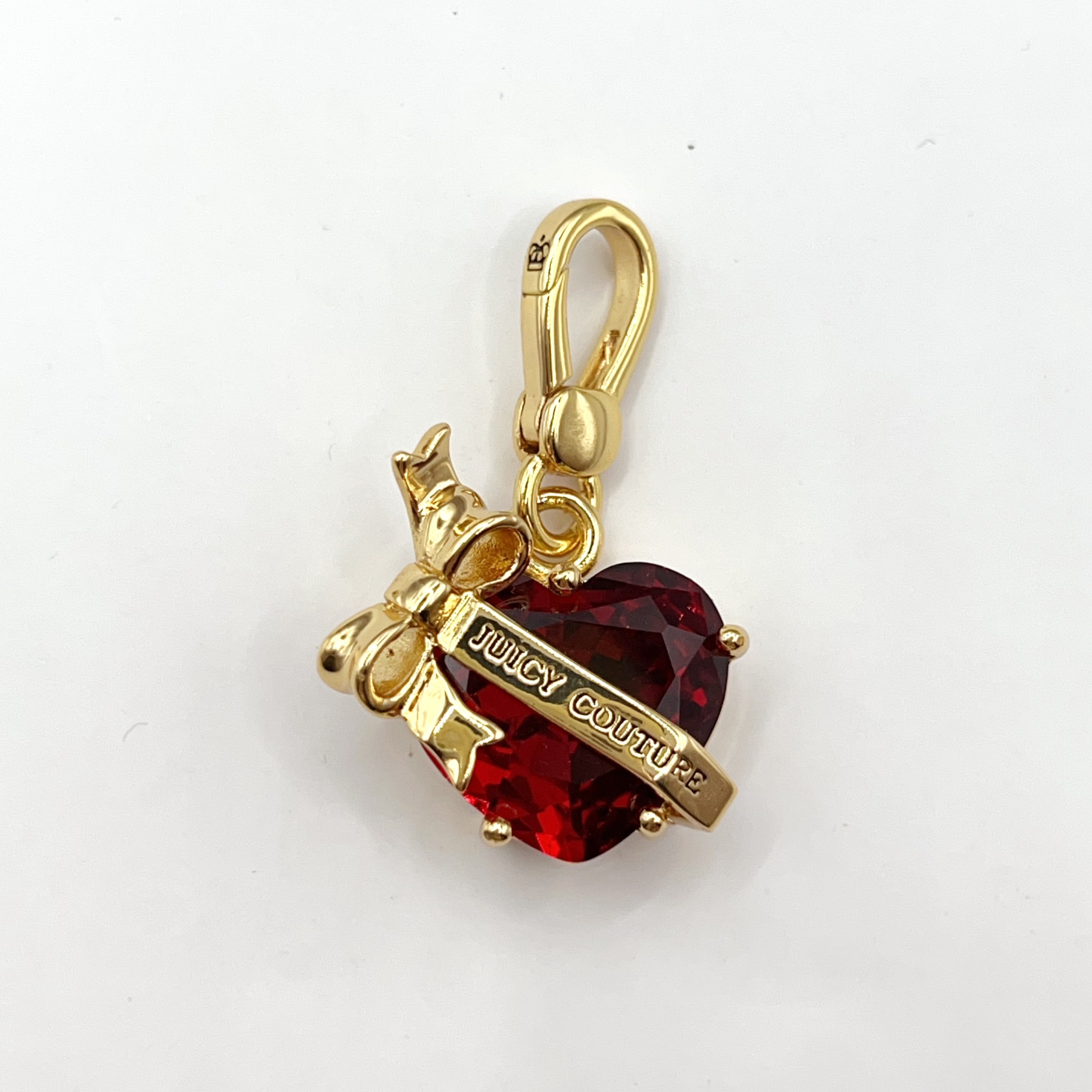 JC542-Juicy Couture red heart locket charm