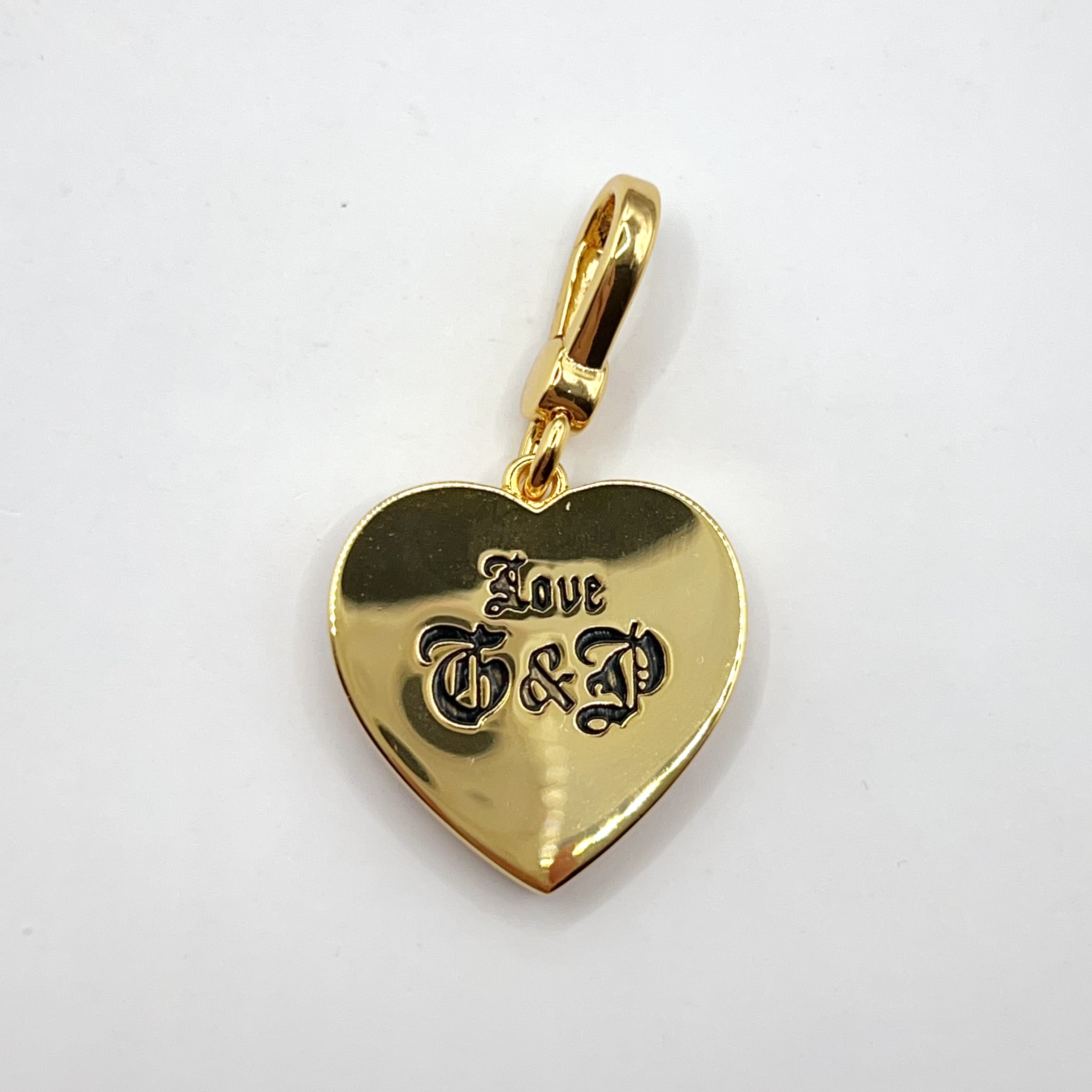 JC643-Juicy Couture dragonfly and heart charm