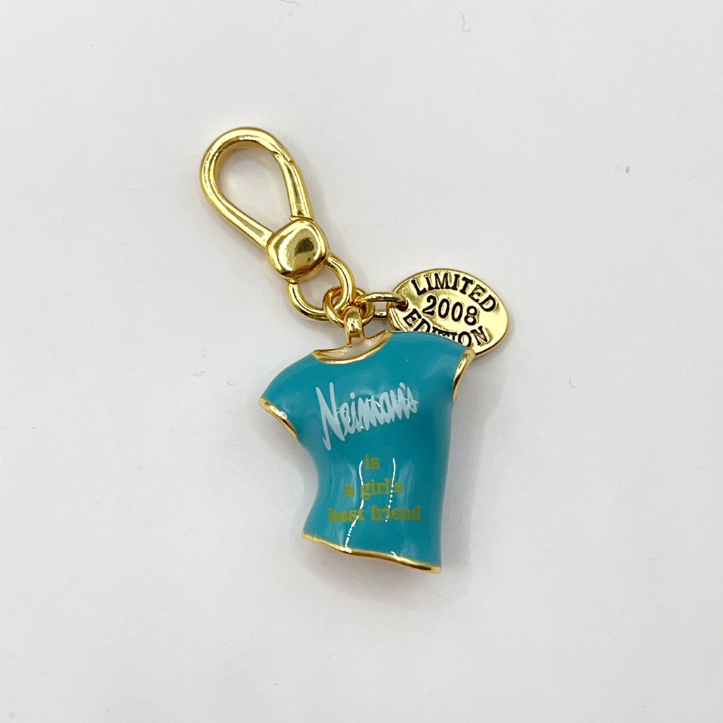 JC669-Juicy Couture blue t-shirt charm