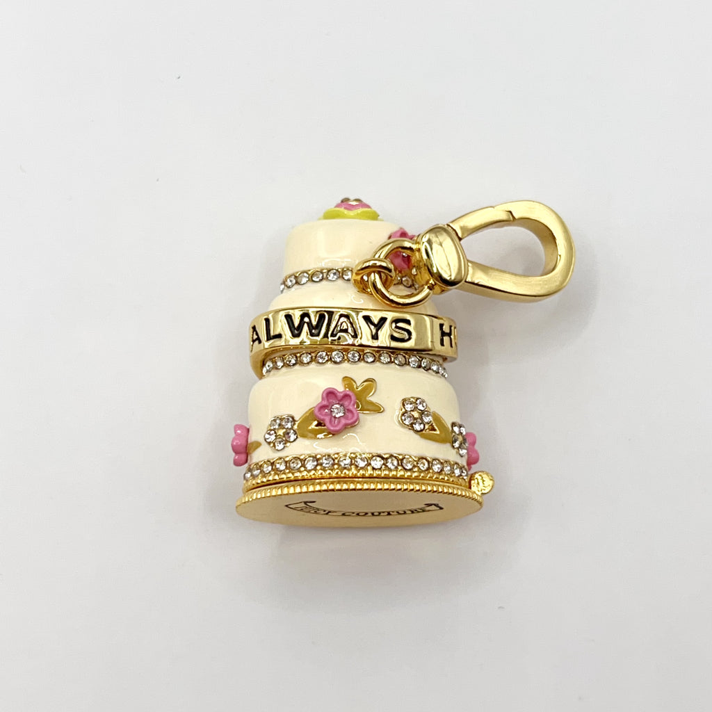 O04-Juicy Couture wedding cake charm