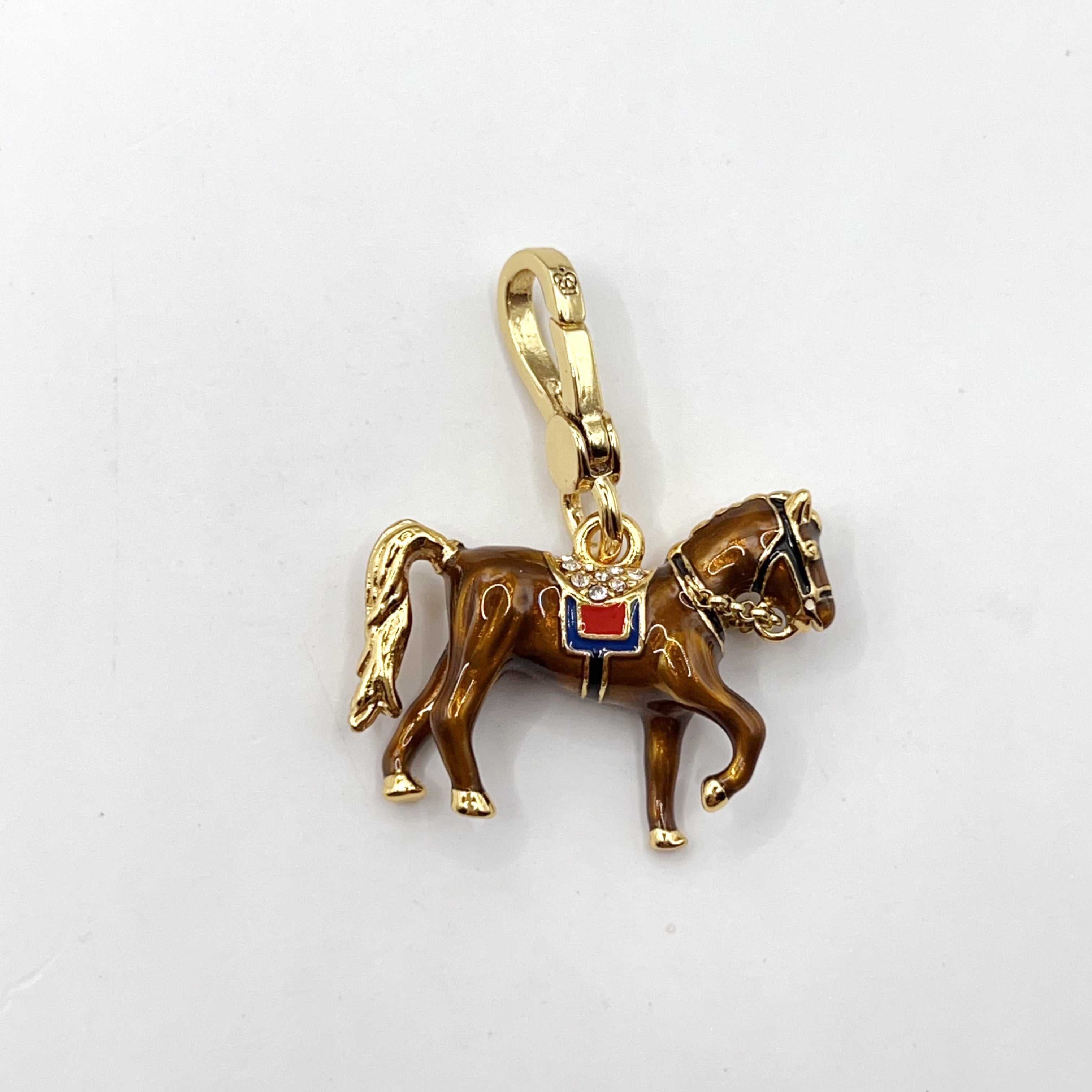 U03-Juicy Couture brown horse charm