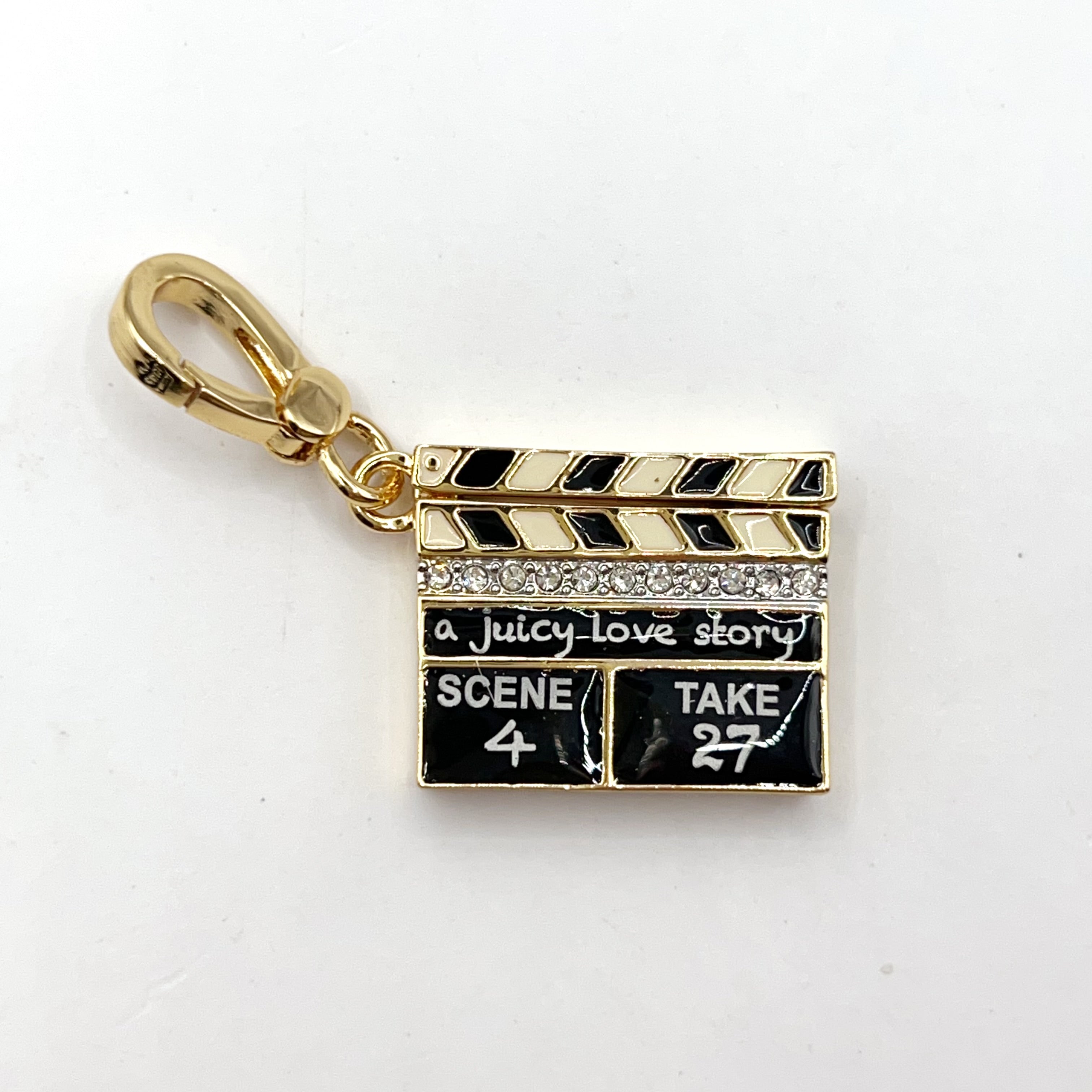 JC032-Juicy Couture movie clapper charm