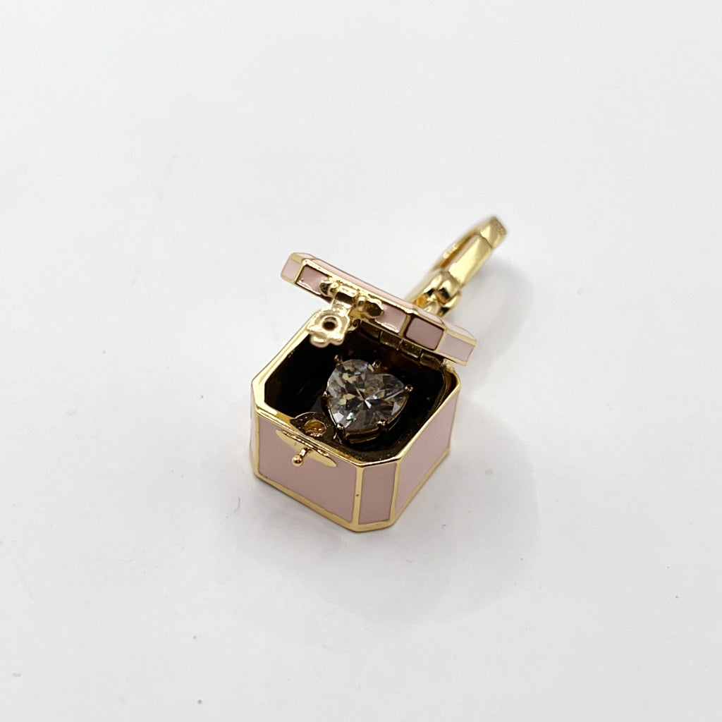 S11-Juicy Couture pink ring box charm
