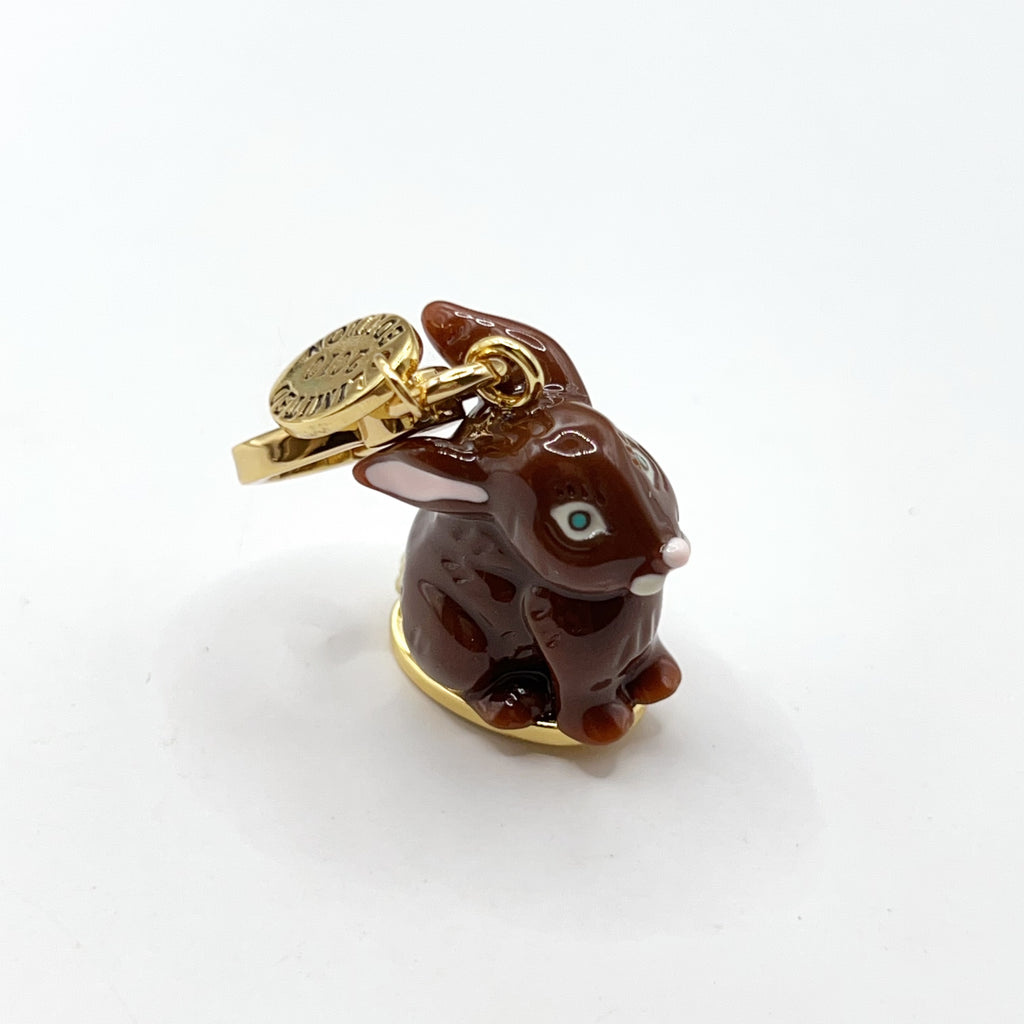 H10-Juicy Couture chocolate bunny charm