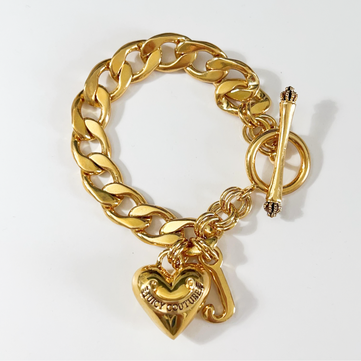 Z01-Juicy Couture charm bracelet 18cm