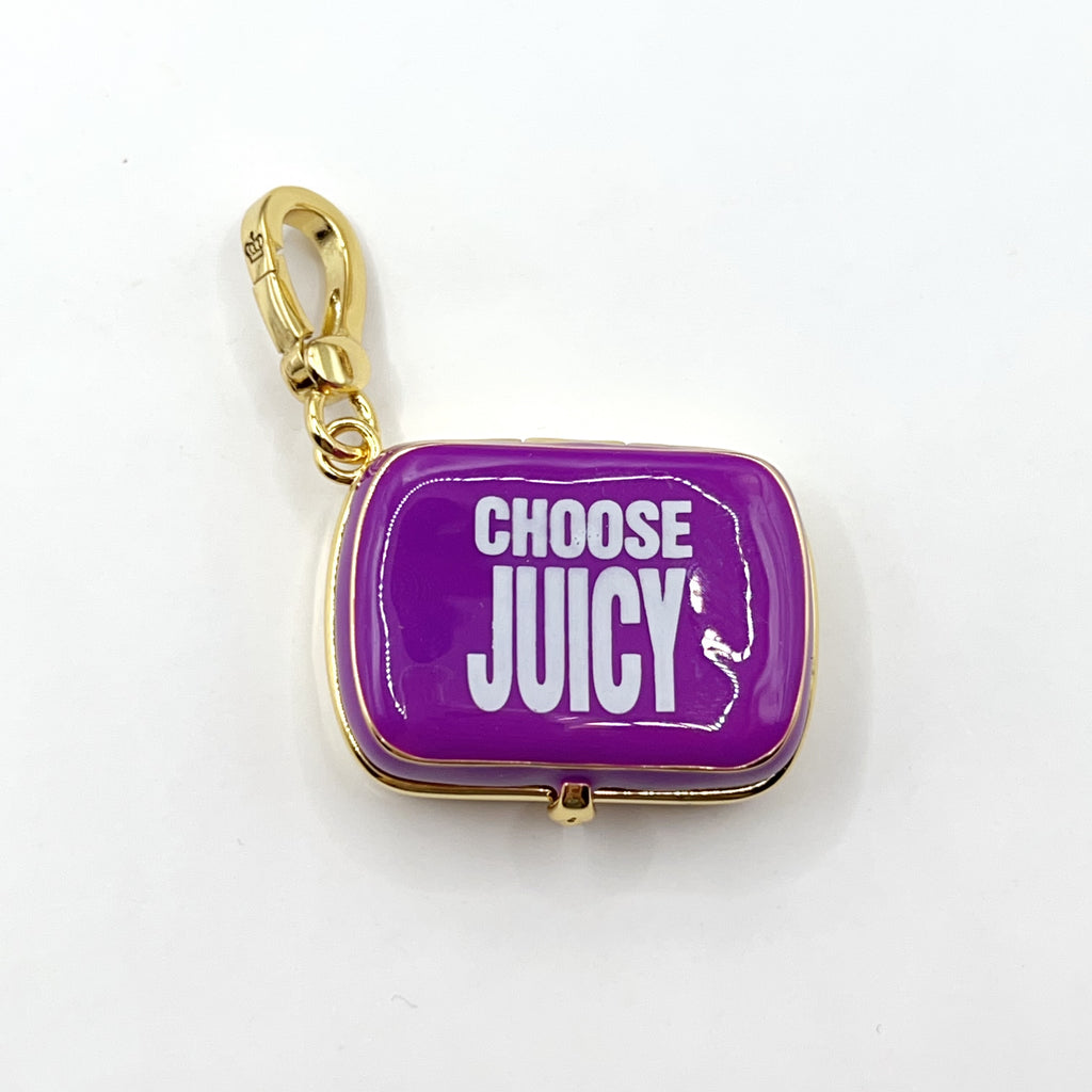 E13-Juicy Couture pink jewelry box charm