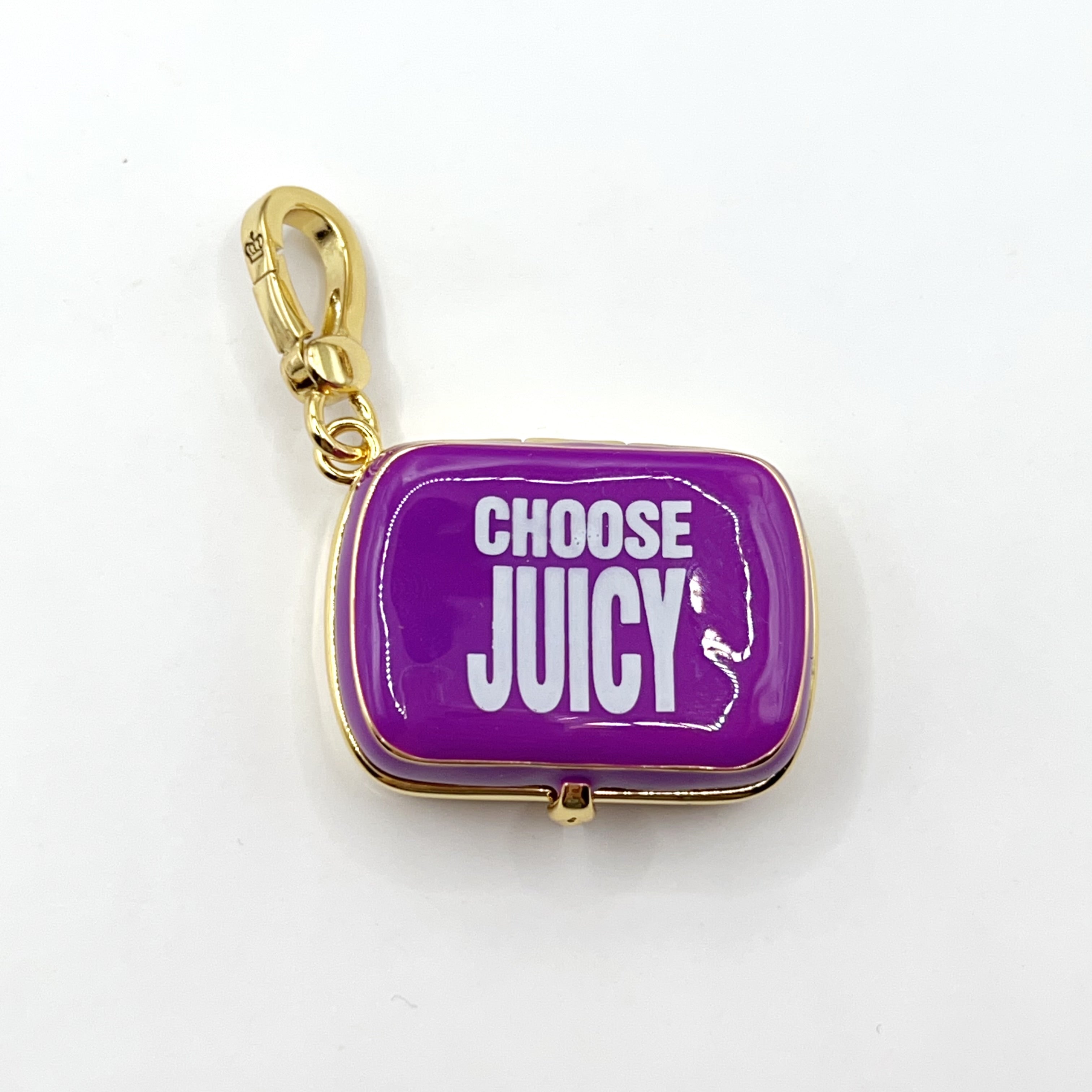 E13-Juicy Couture pink jewelry box charm