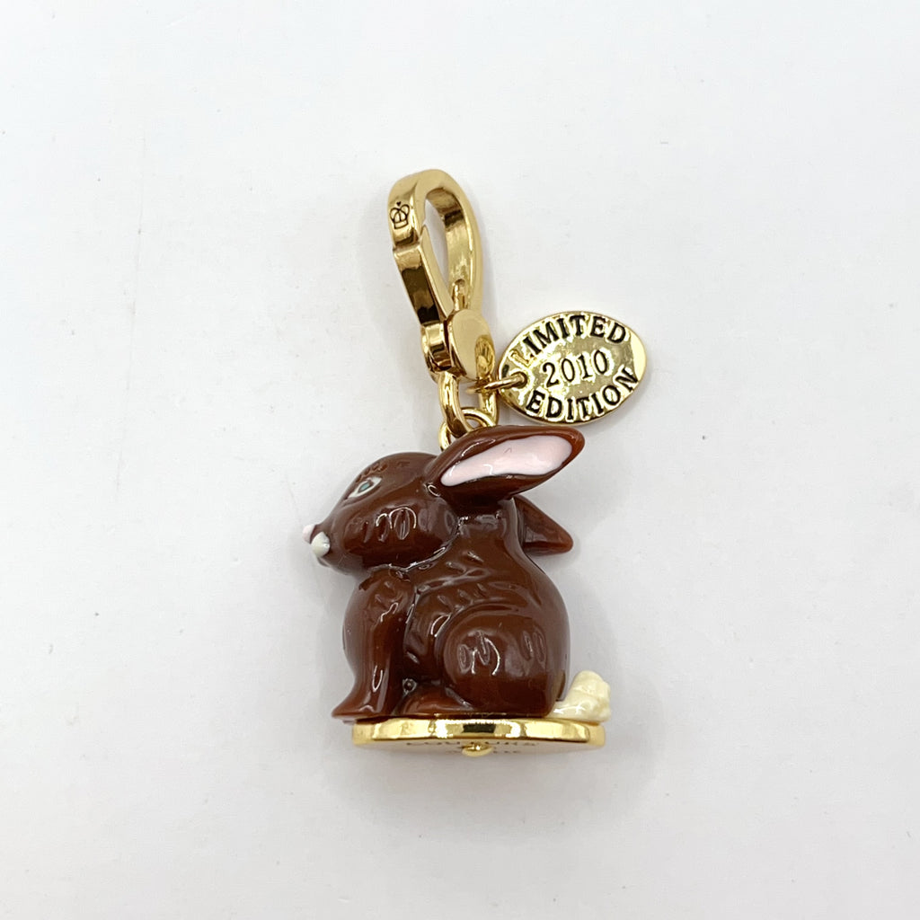 H10-Juicy Couture chocolate bunny charm