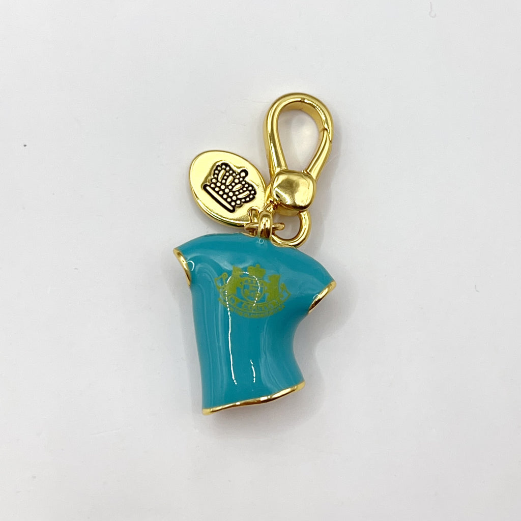 JC669-Juicy Couture blue t-shirt charm