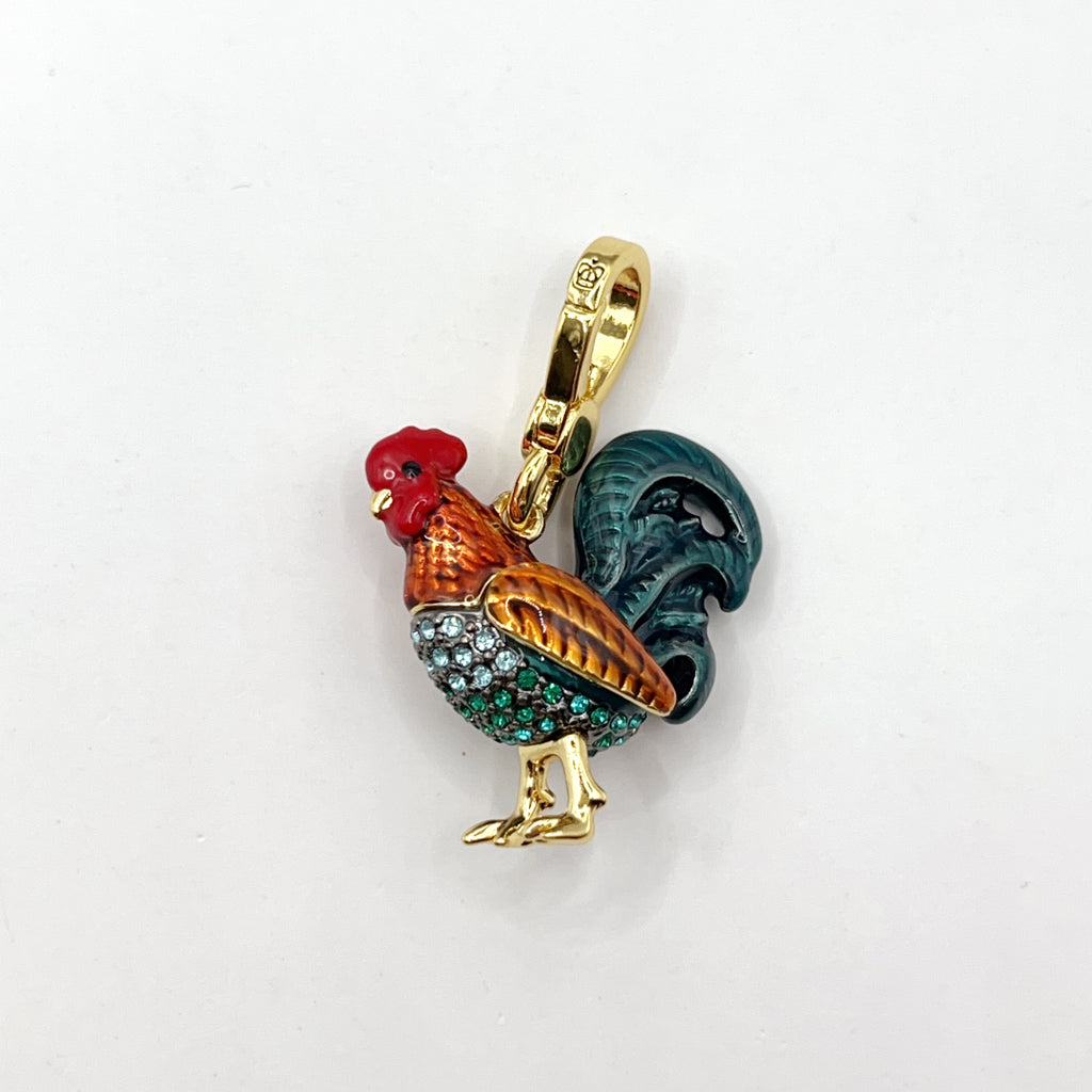 K03-Juicy Couture rooster charm