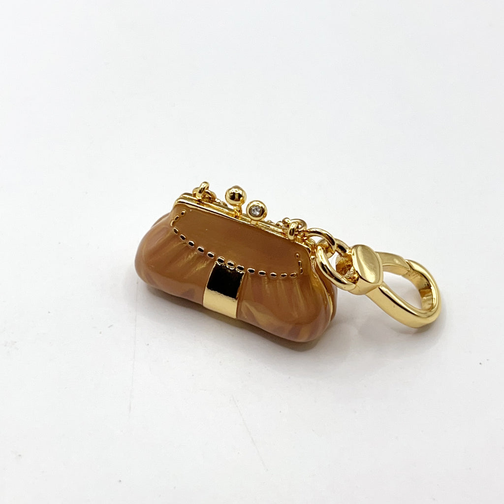 S02-Juicy Couture pink purse charm