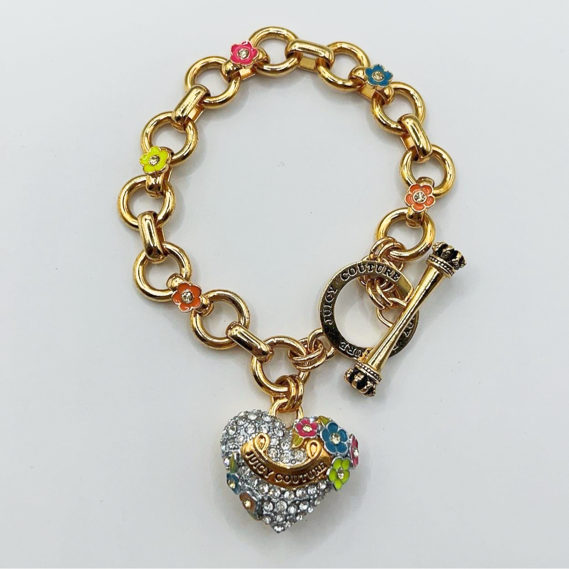 Juicy Couture charm bracelet 17cm