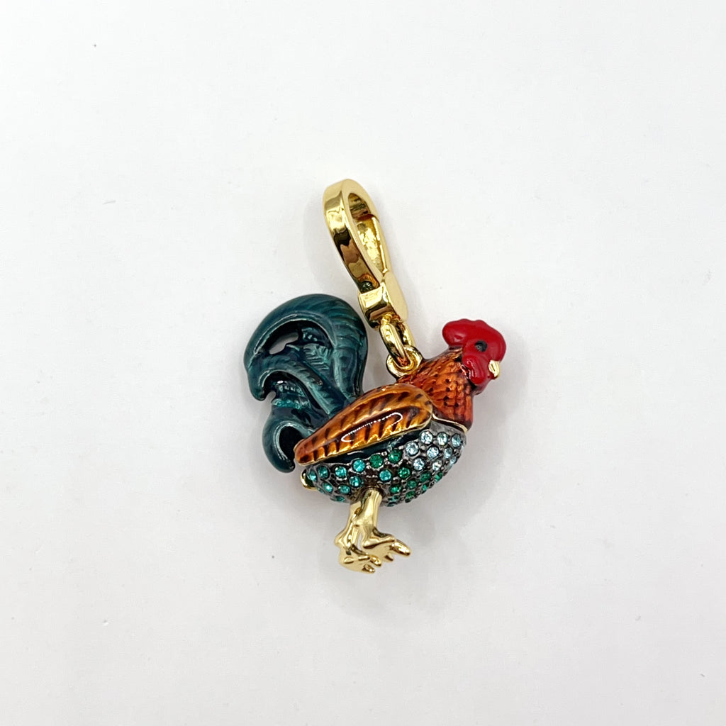 K03-Juicy Couture rooster charm