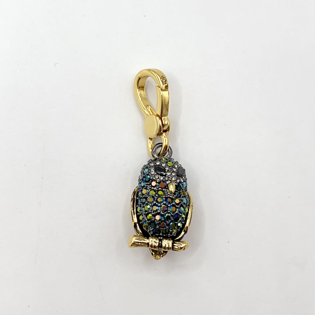 K12-Juicy Couture pave owl charm