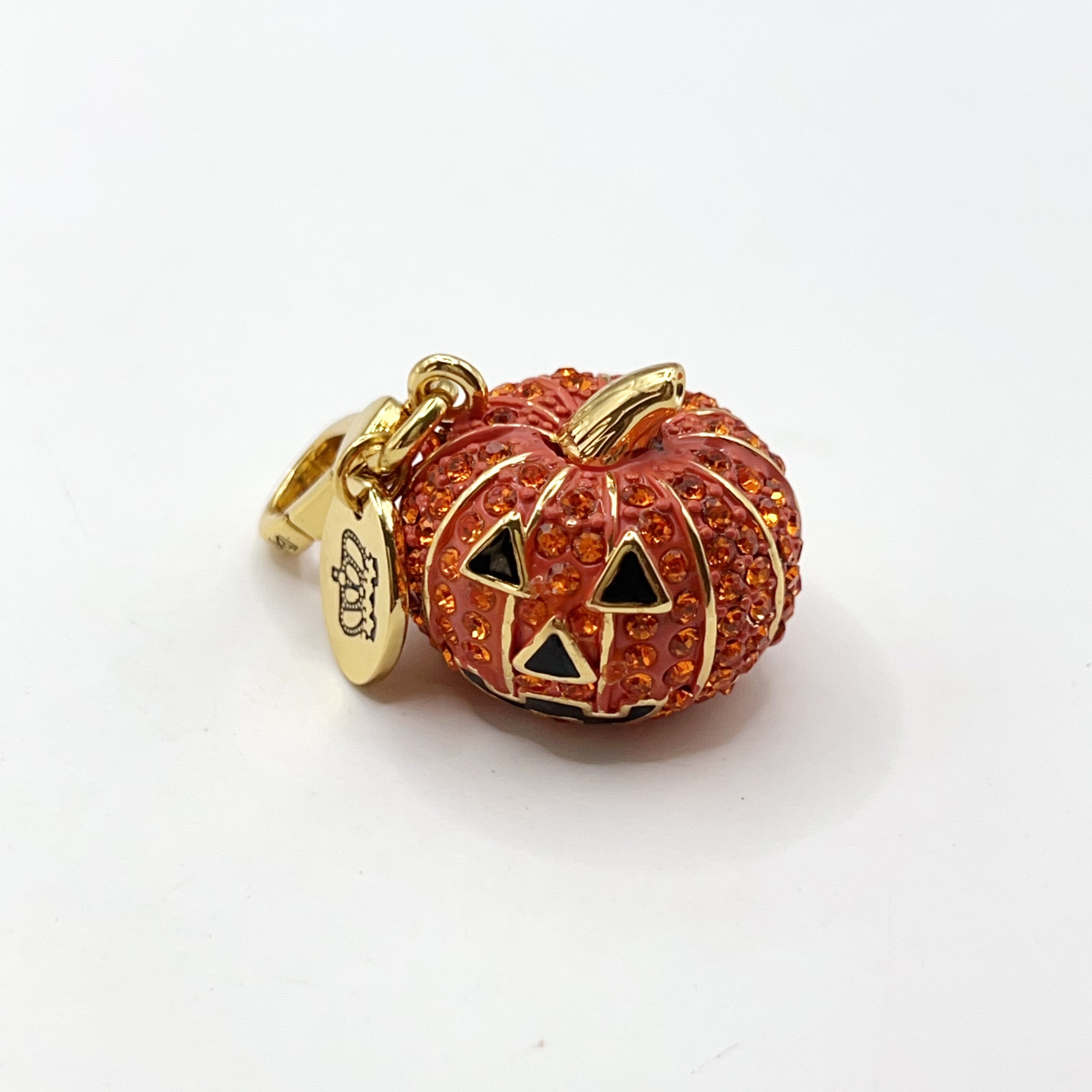 F02-Juicy Couture pave pumpkin charm