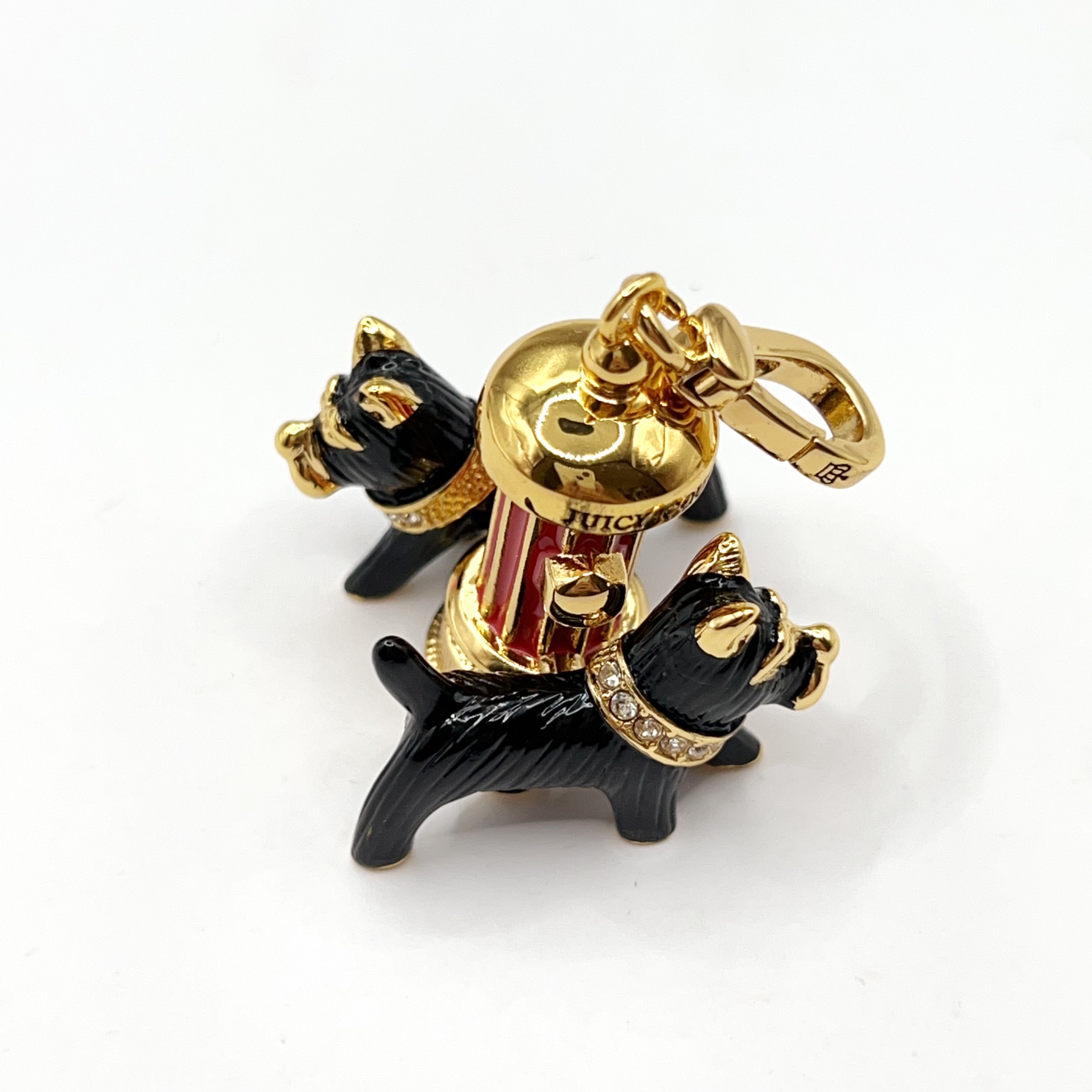 JC086-Juicy Couture scotties around fire hydrant charm