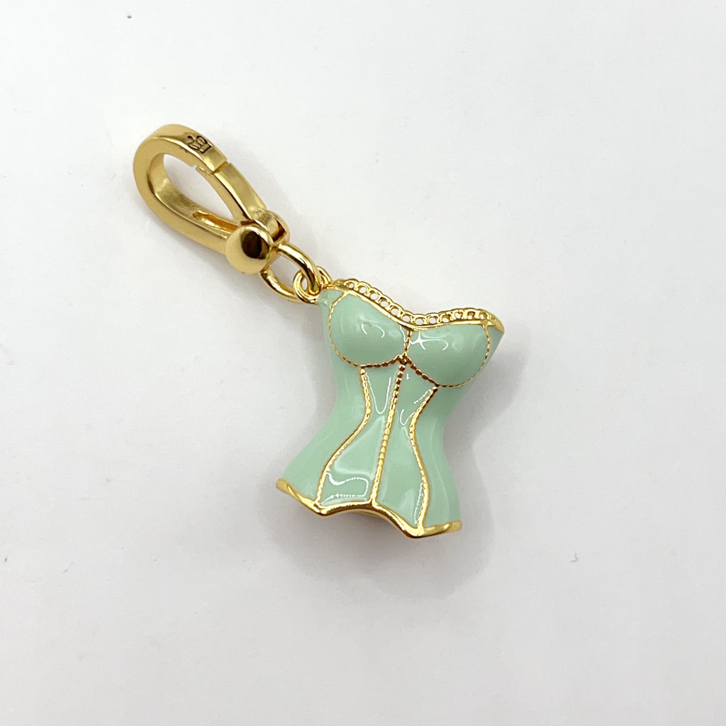 JC061-Juicy Couture green shirt charm
