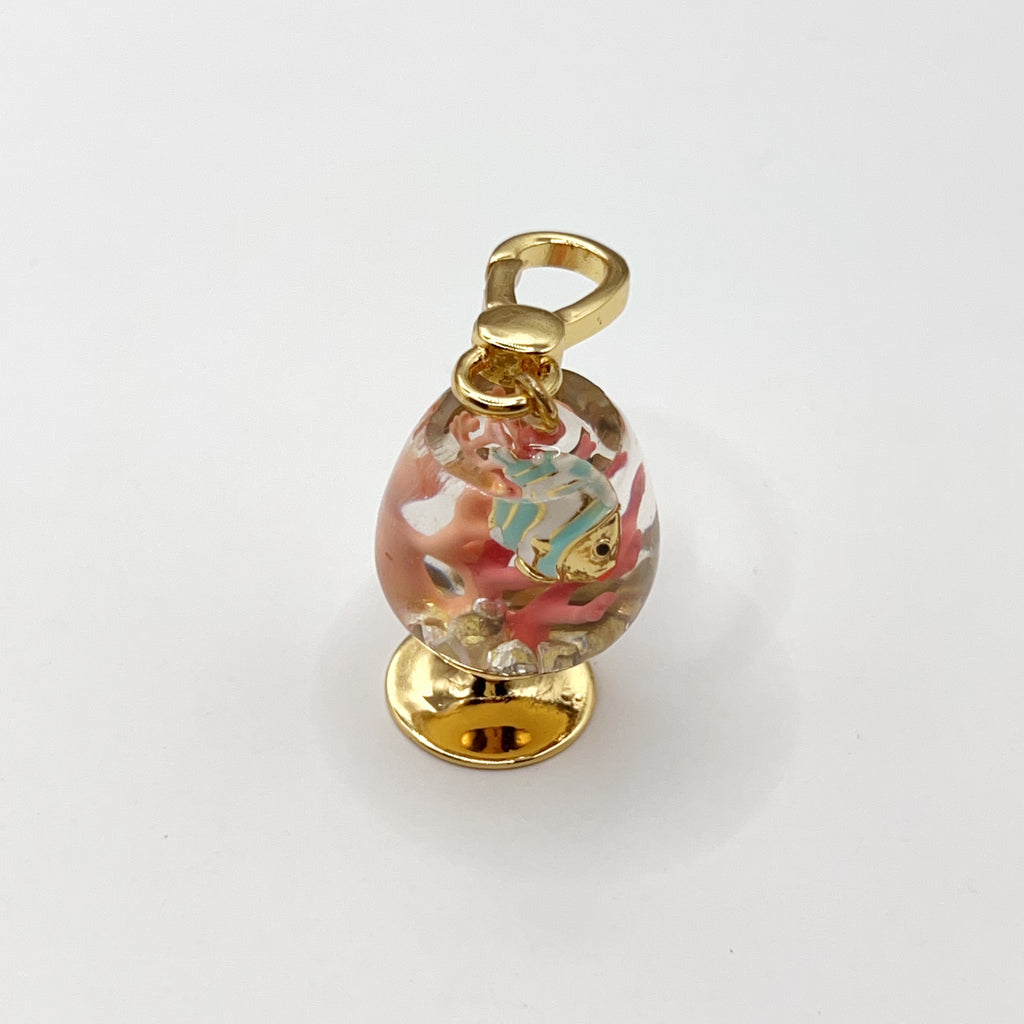 X13-Juicy Couture fish bowl charm