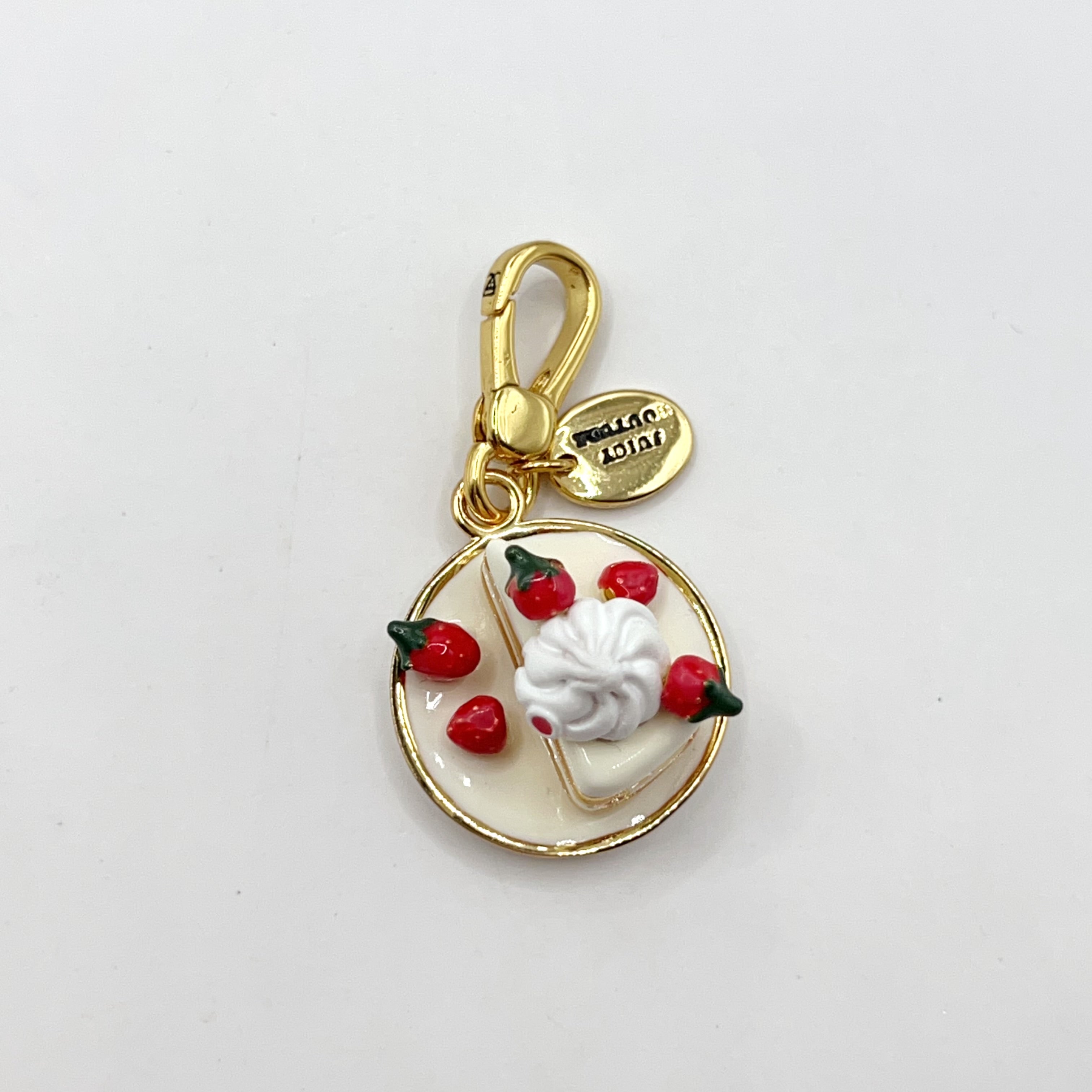 E09-Juicy Couture strawberry shortcake charm