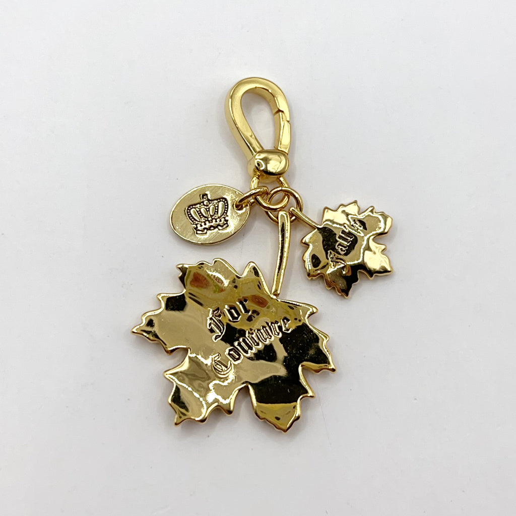 JC001-Juicy Couture maple leaf charm