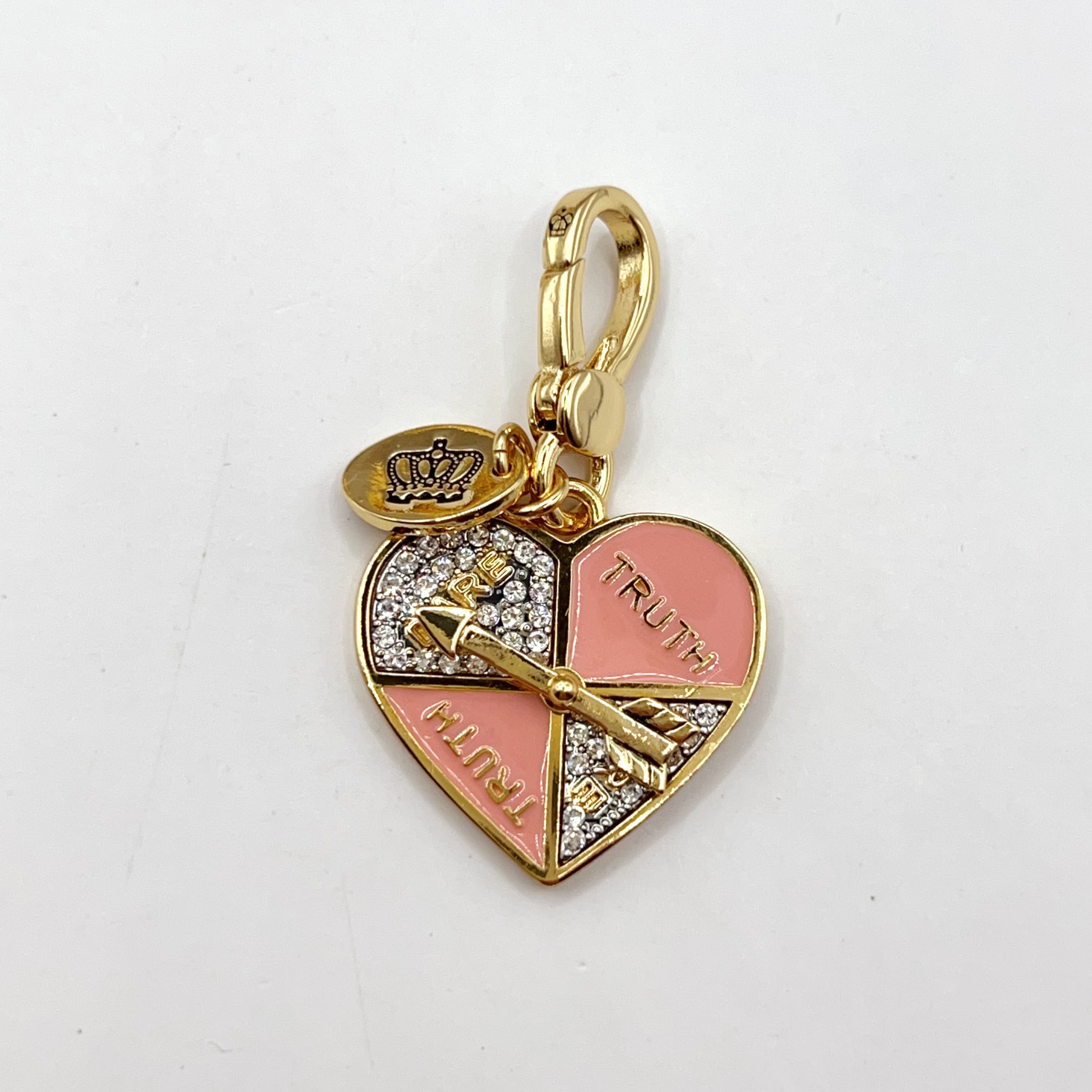 W09-Juicy Couture dare and truth spinner charm