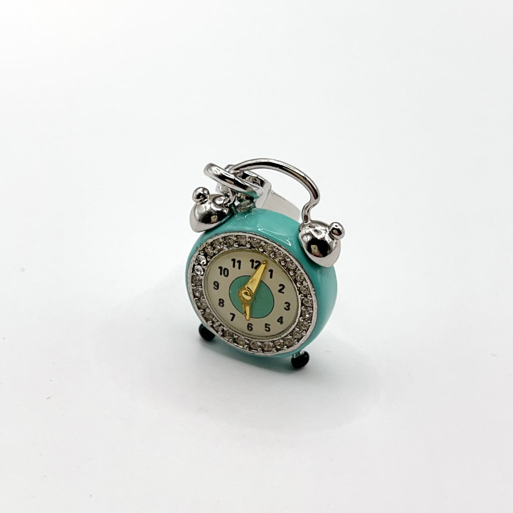 JC502-Juicy Couture blue clock charm