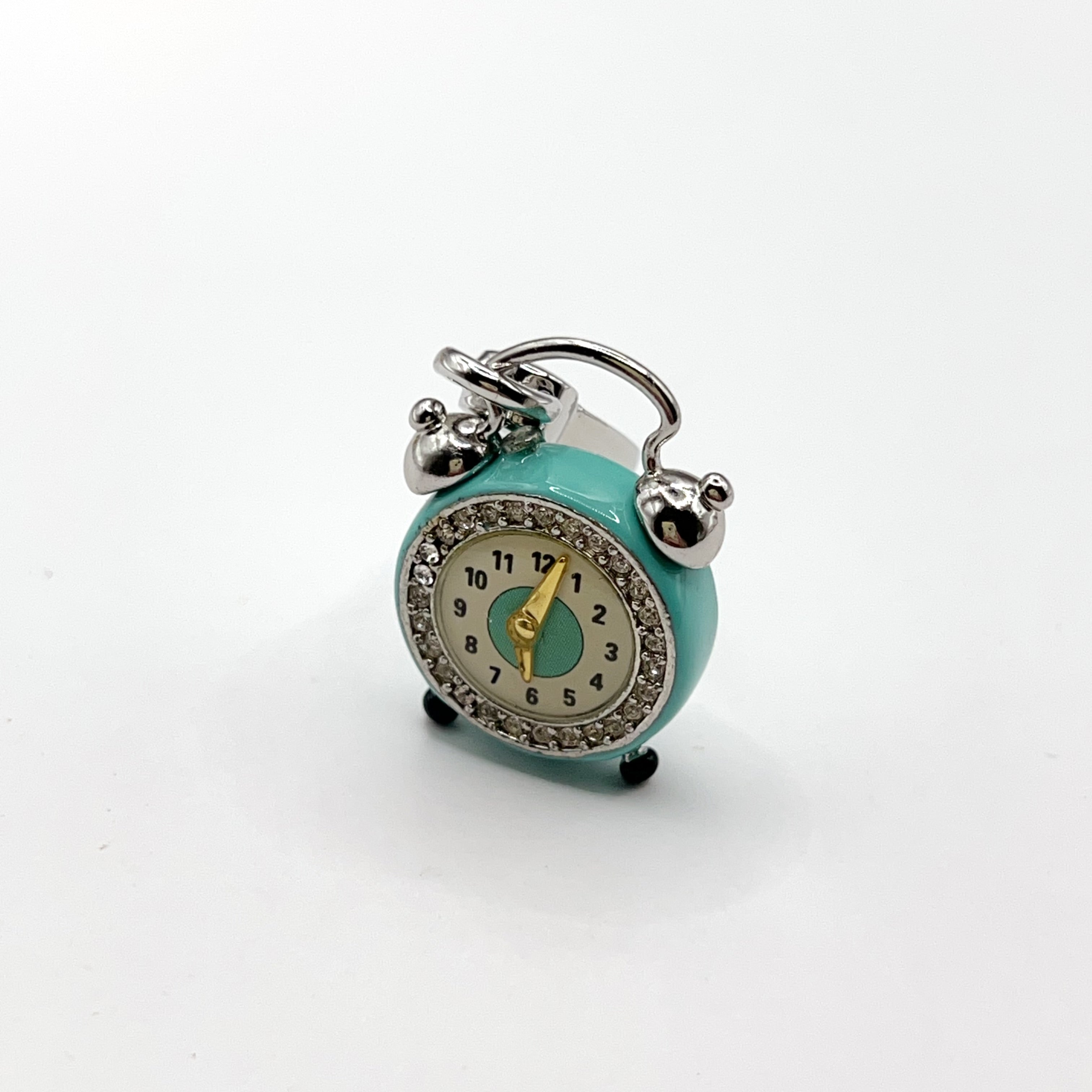 JC502-Juicy Couture blue clock charm