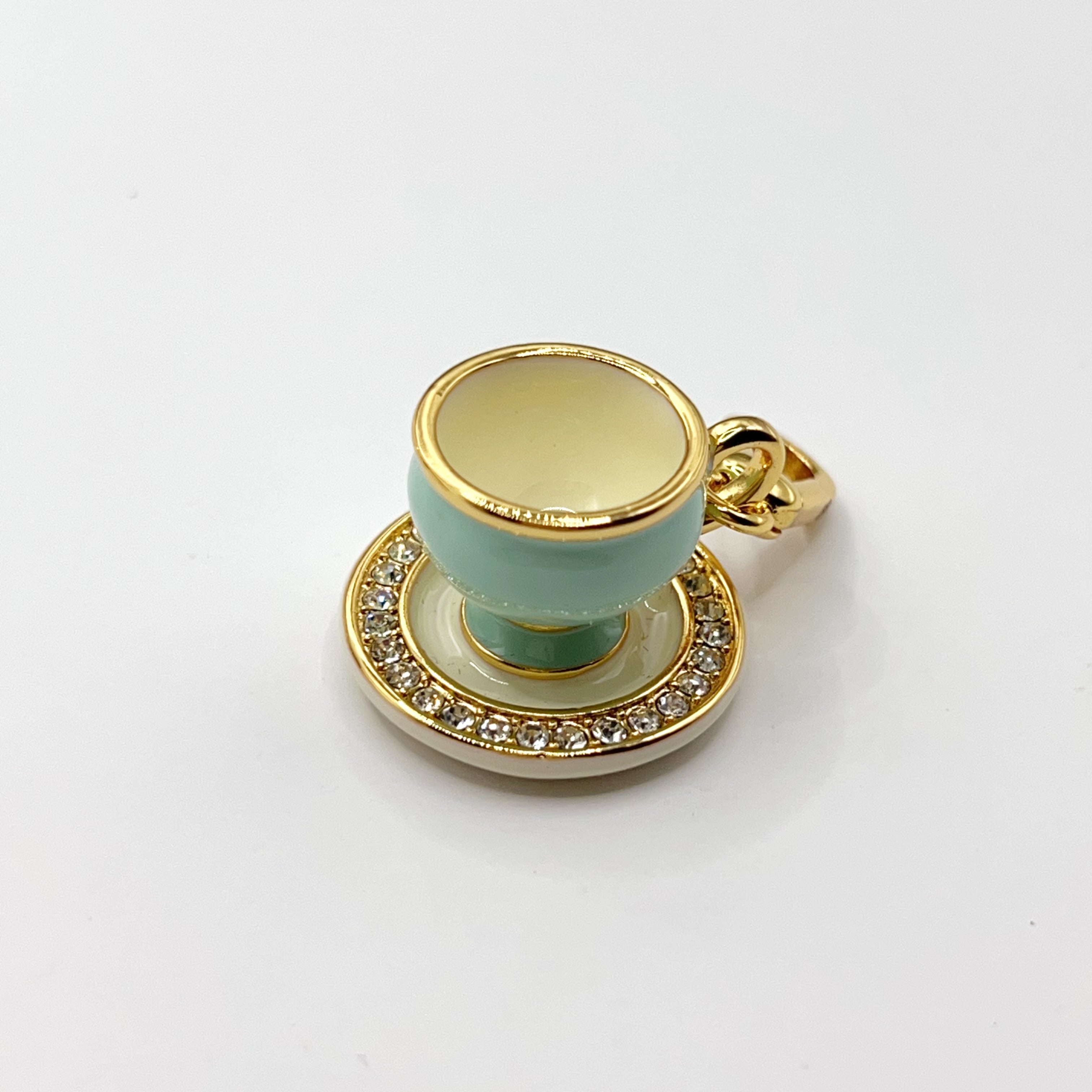 JC619-Juicy Couture blue teacup charm