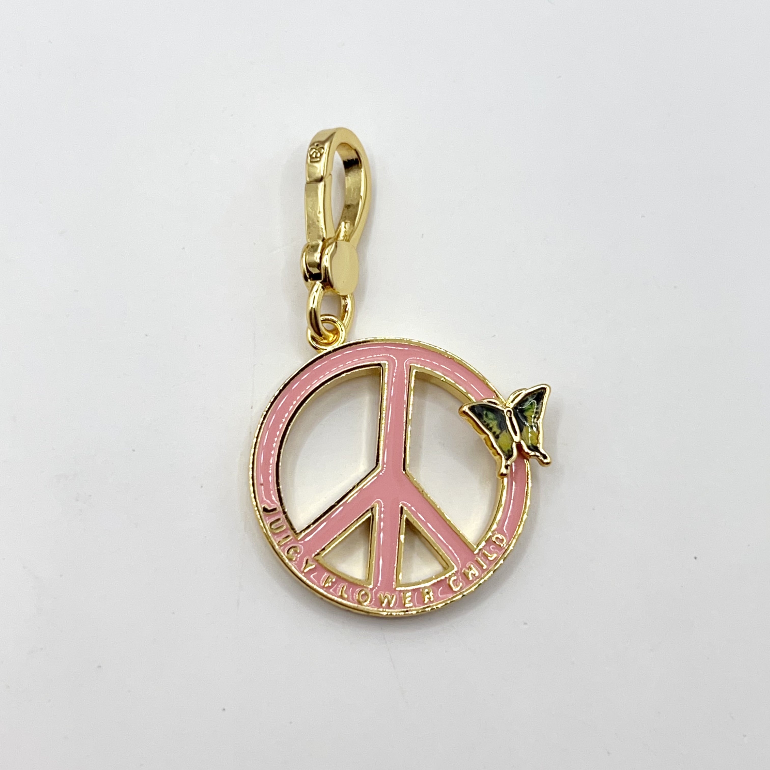 Y03-Juicy Couture peace sign charm
