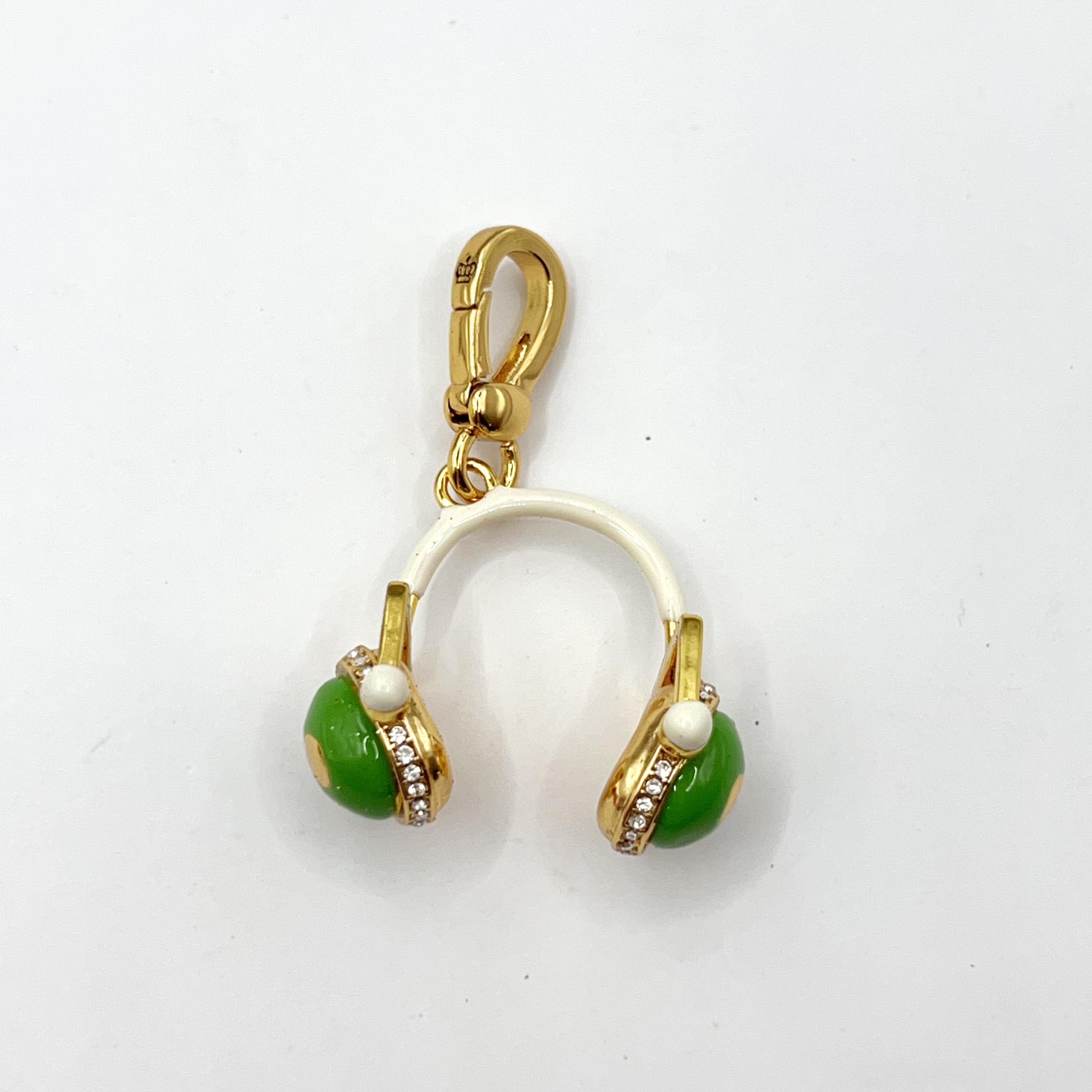 JC075-Juicy Couture green headphone charm