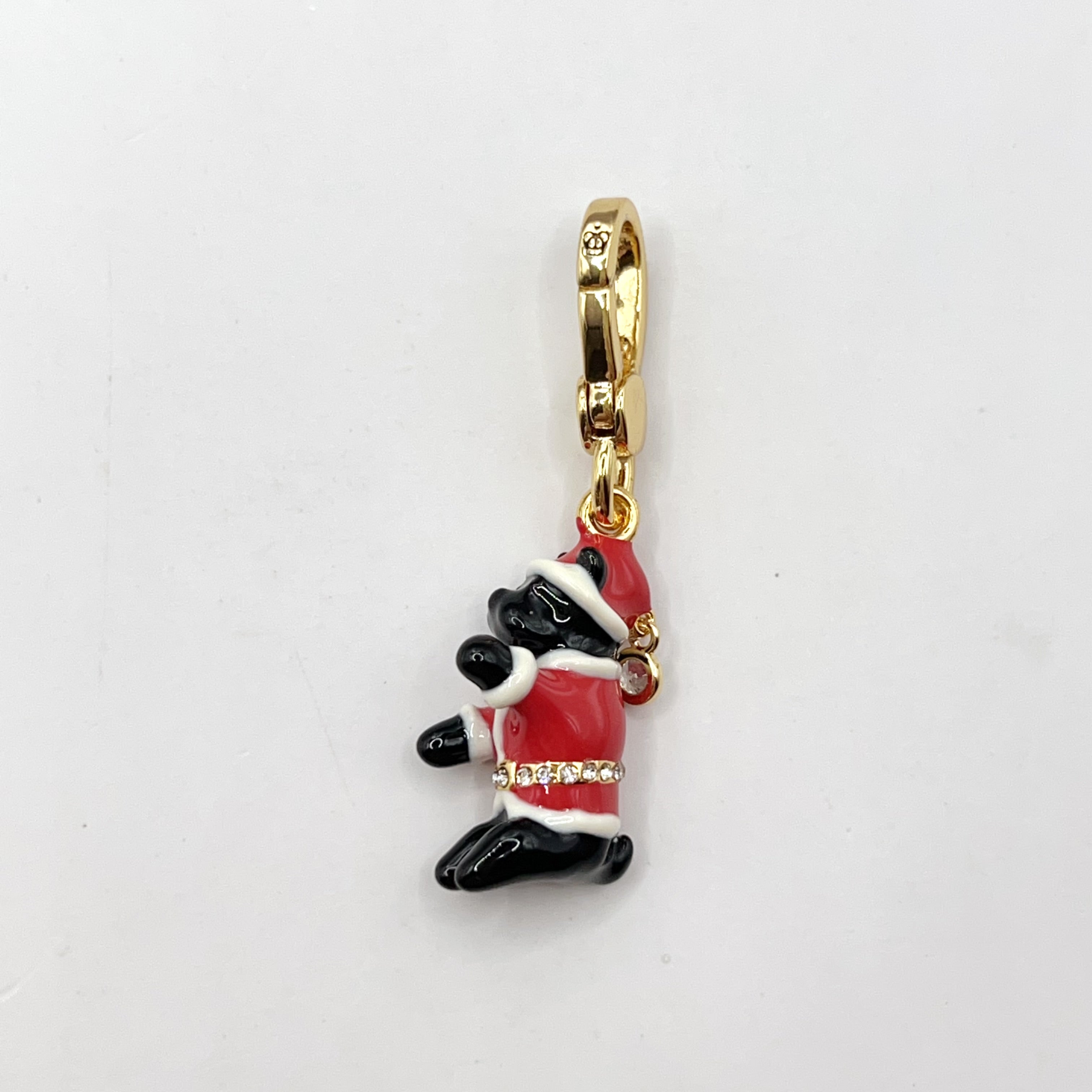 T03-Juicy Couture Christmas Yorkie charm